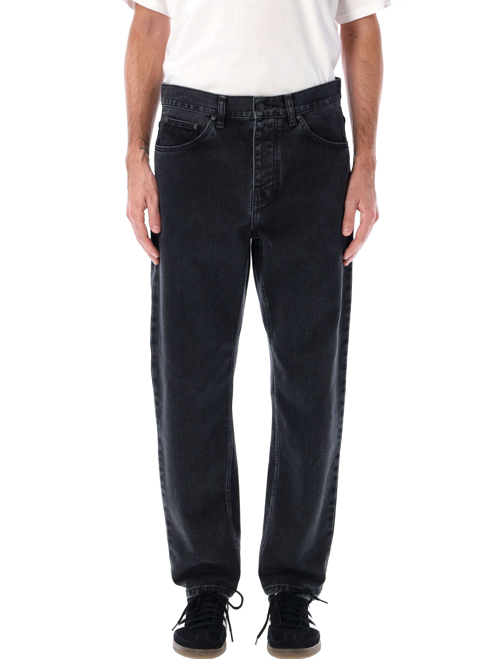 Newel denim pant Black Cotton Jean