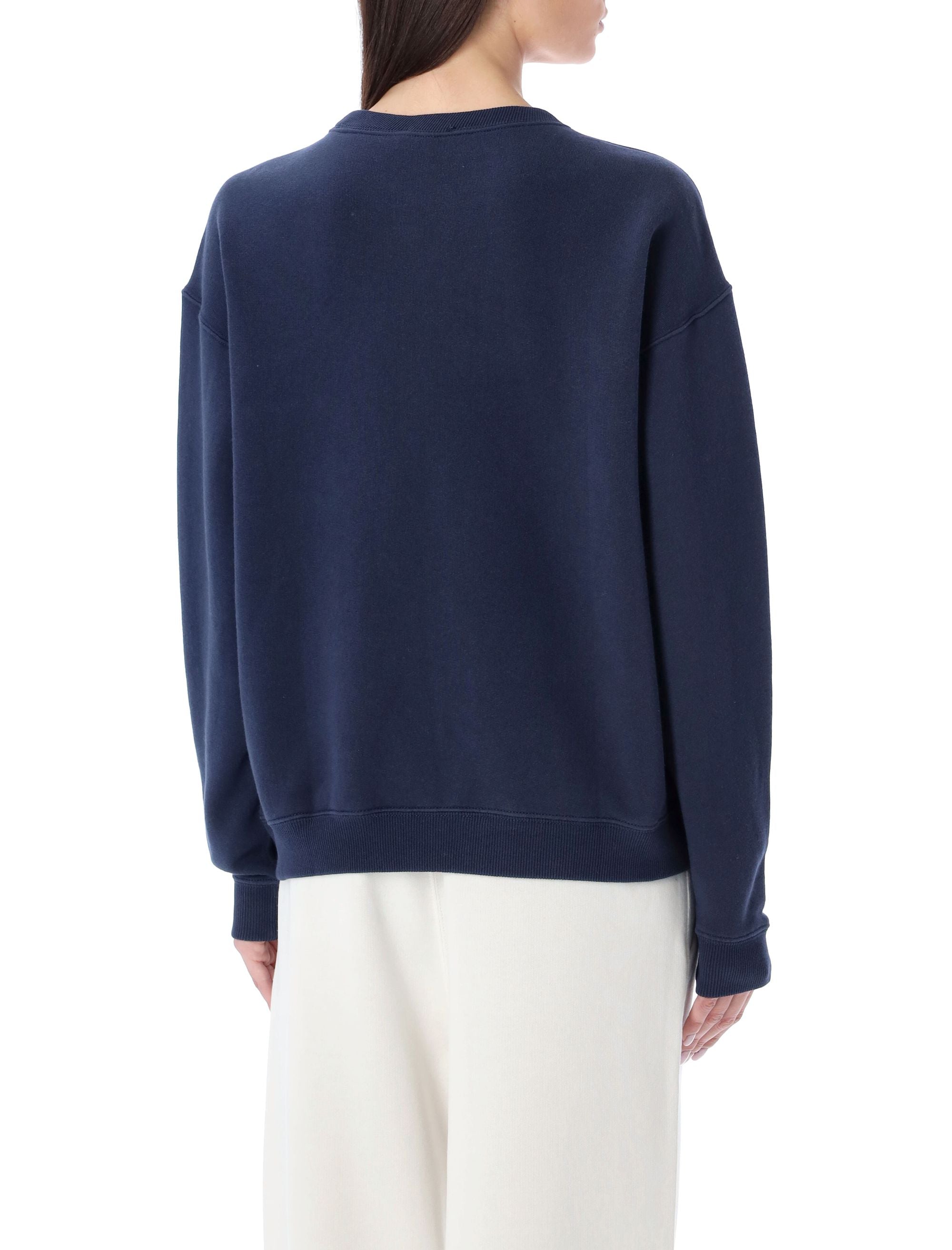 Classic Pony crewneck Cruise Navy Cotton Sweatshirt