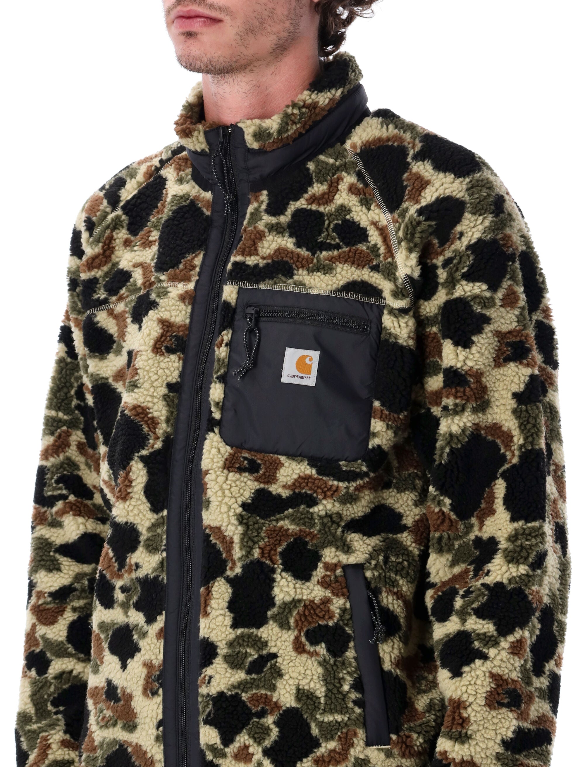 Carhartt WIP Prentis Liner fleece jacket Camo Duck Jacquard Polyester Fleeces