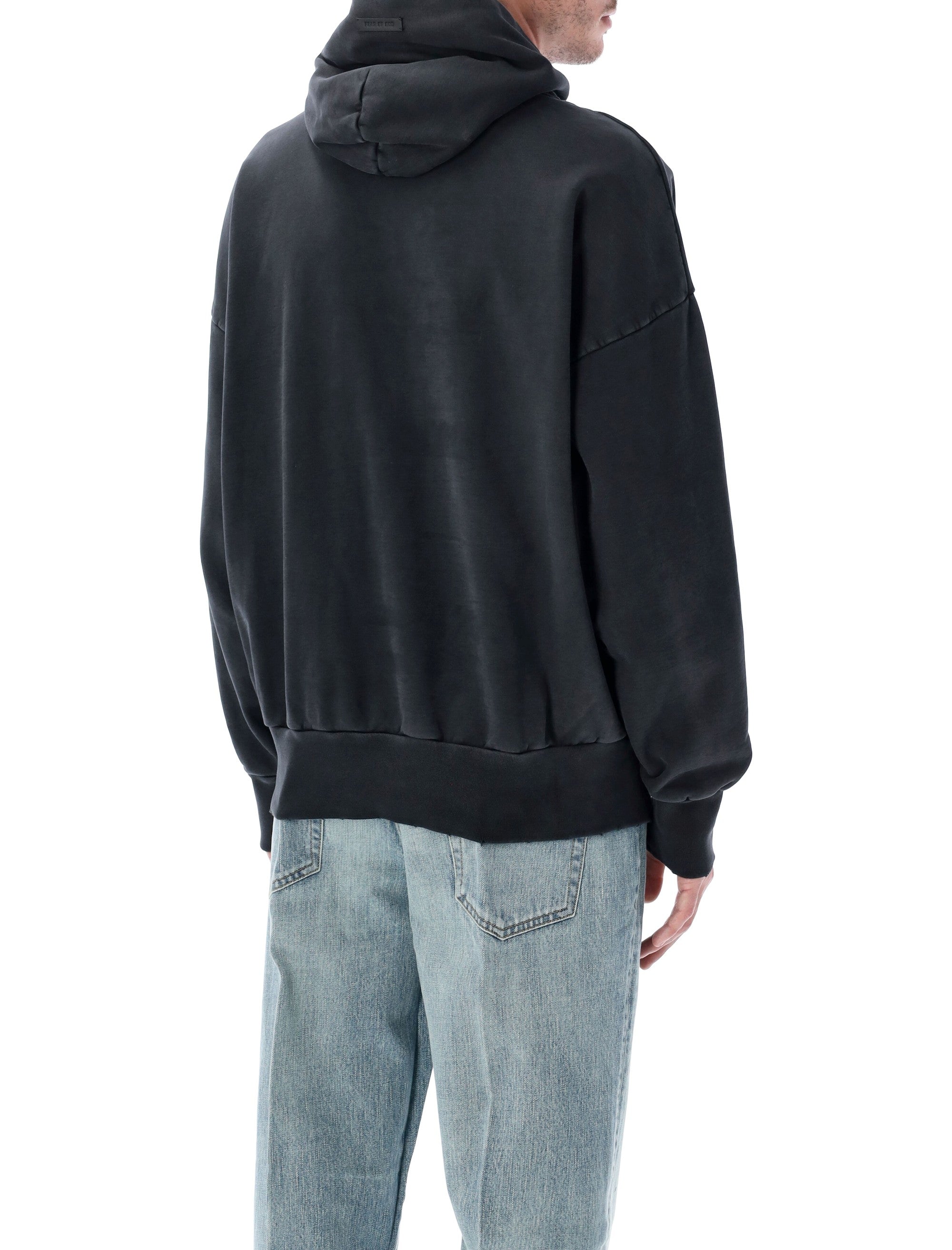 Fear of God black cotton hoodie Sweatshirt