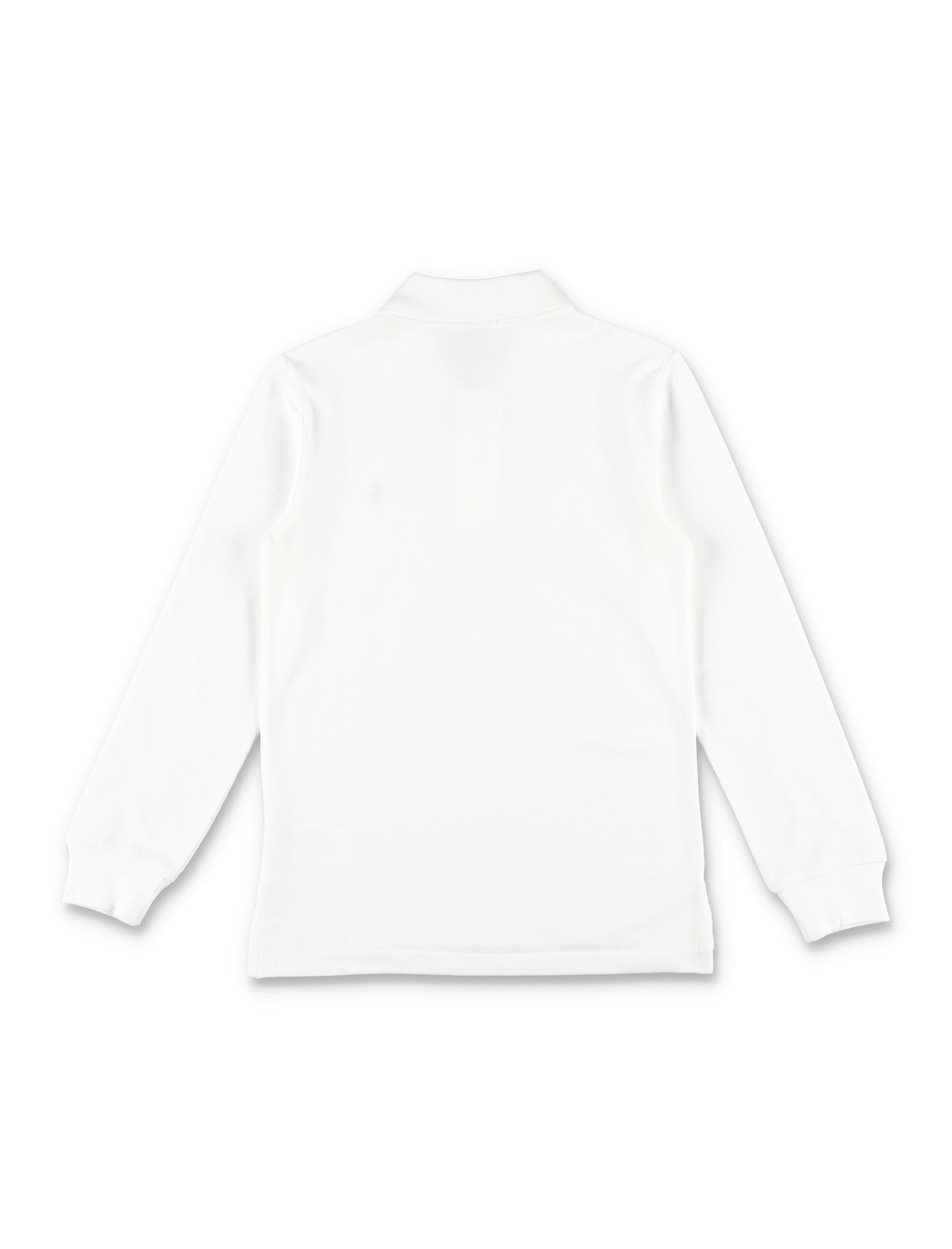 Kid - Long sleeves polo shirt White Cotton Tshirt