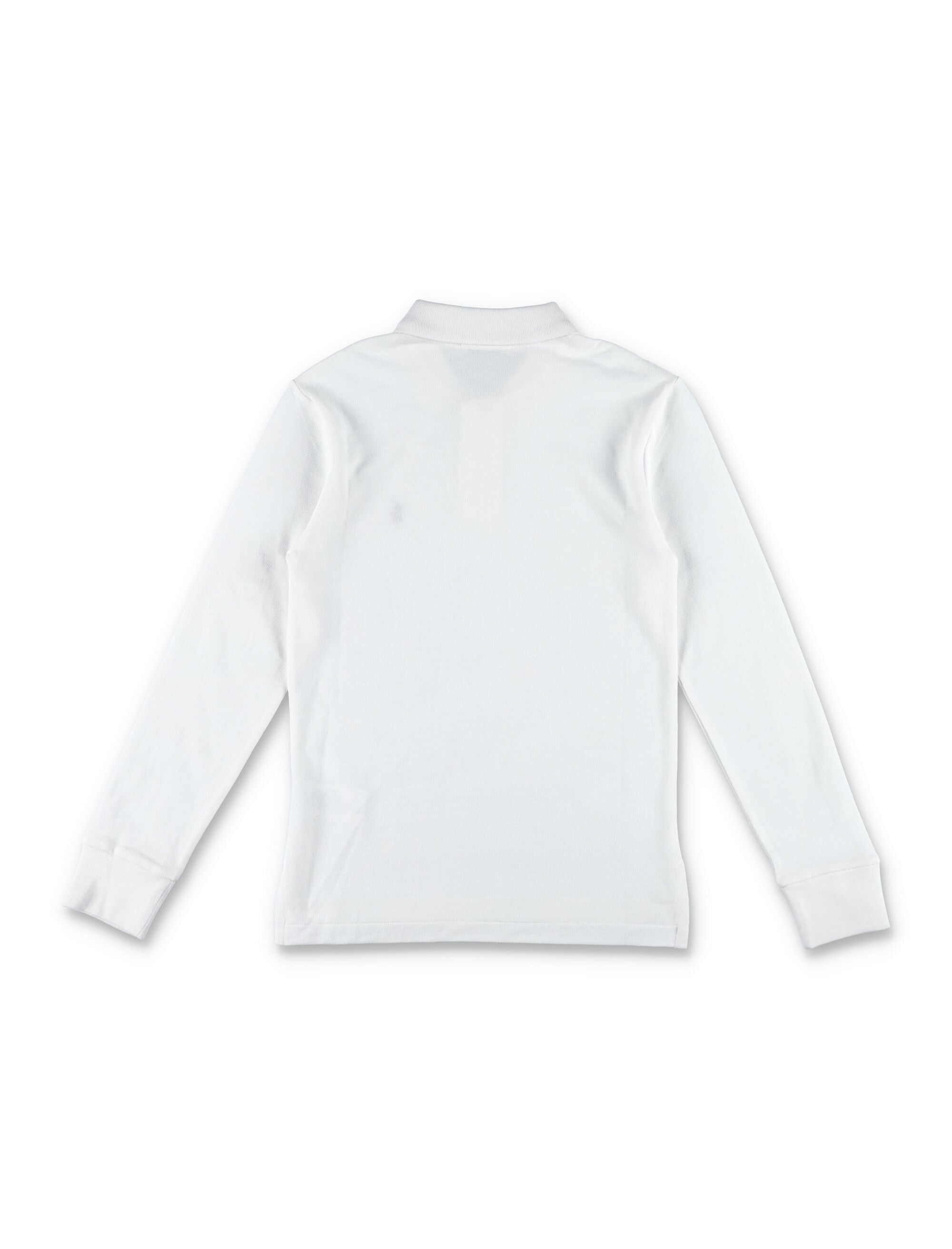 Kid - Classic long sleeves polo White Cotton Tshirt