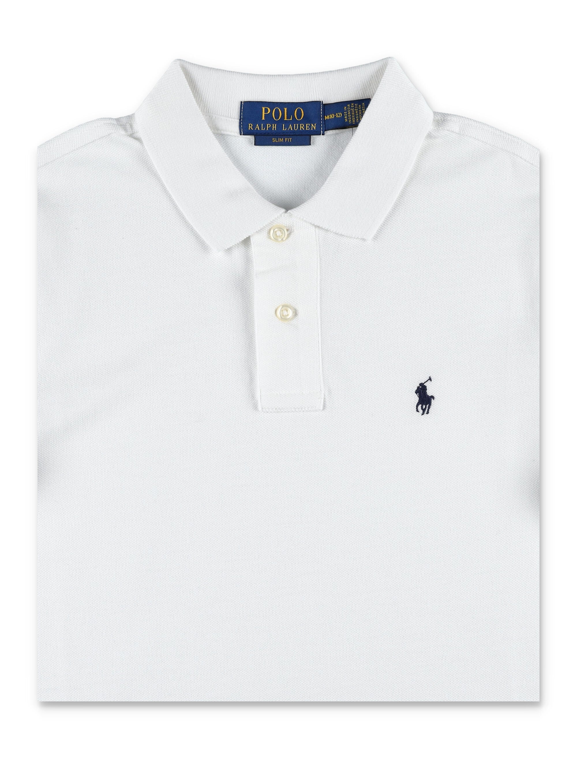 Kid - Classic long sleeves polo White Cotton Tshirt