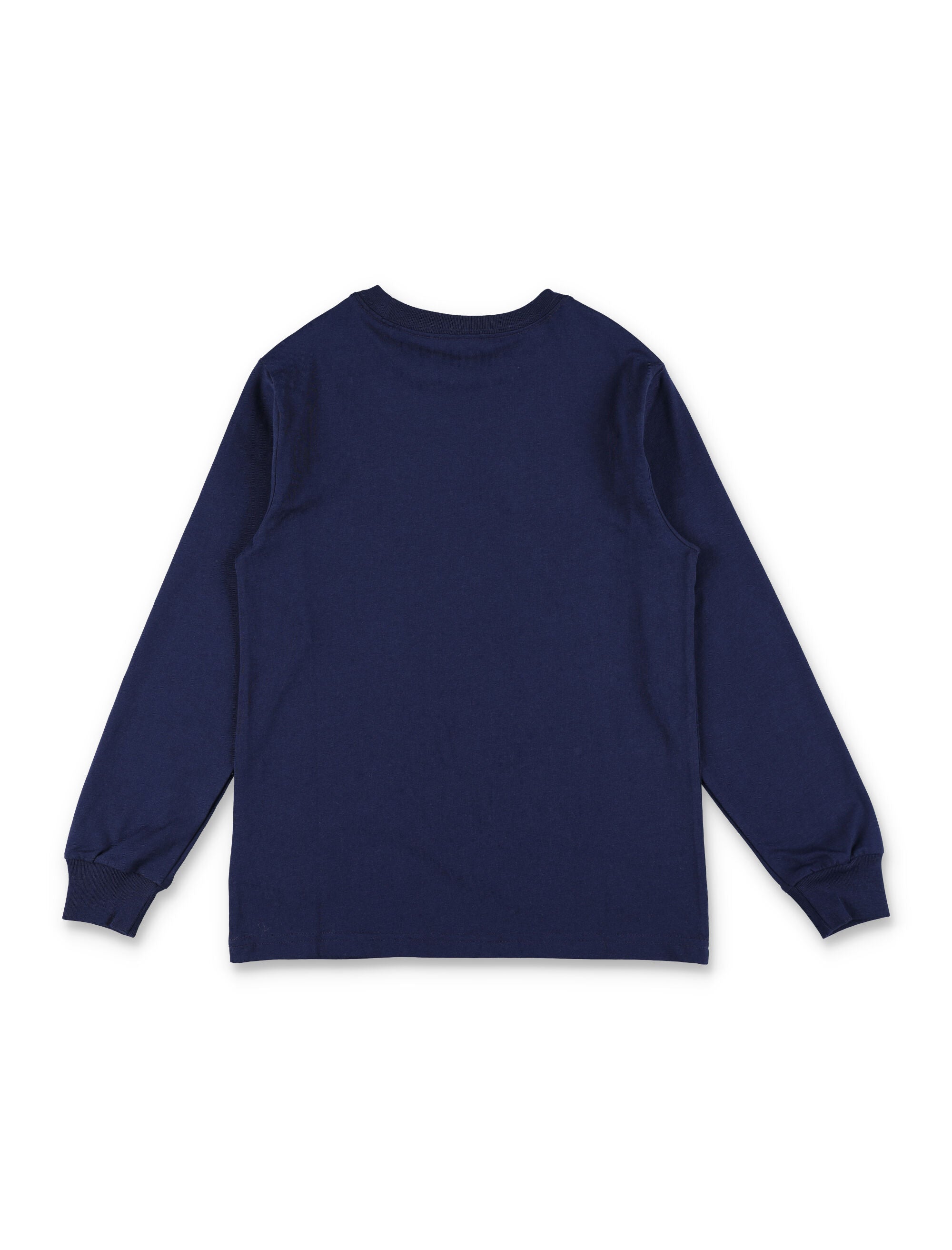 Polo Ralph Lauren Kid cotton long sleeve t-shirt Navy Tshirt