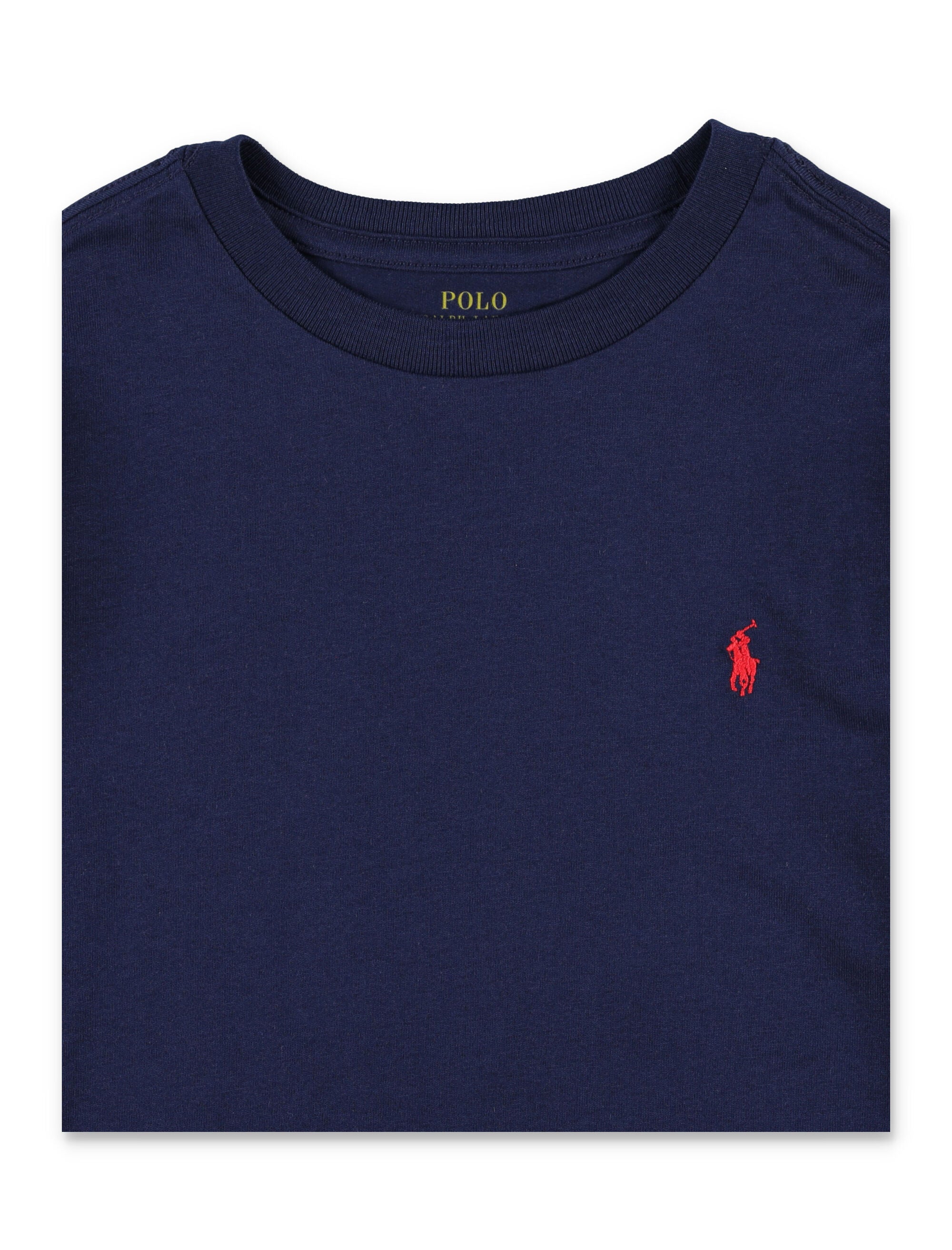 Polo Ralph Lauren Kid cotton long sleeve t-shirt Navy Tshirt