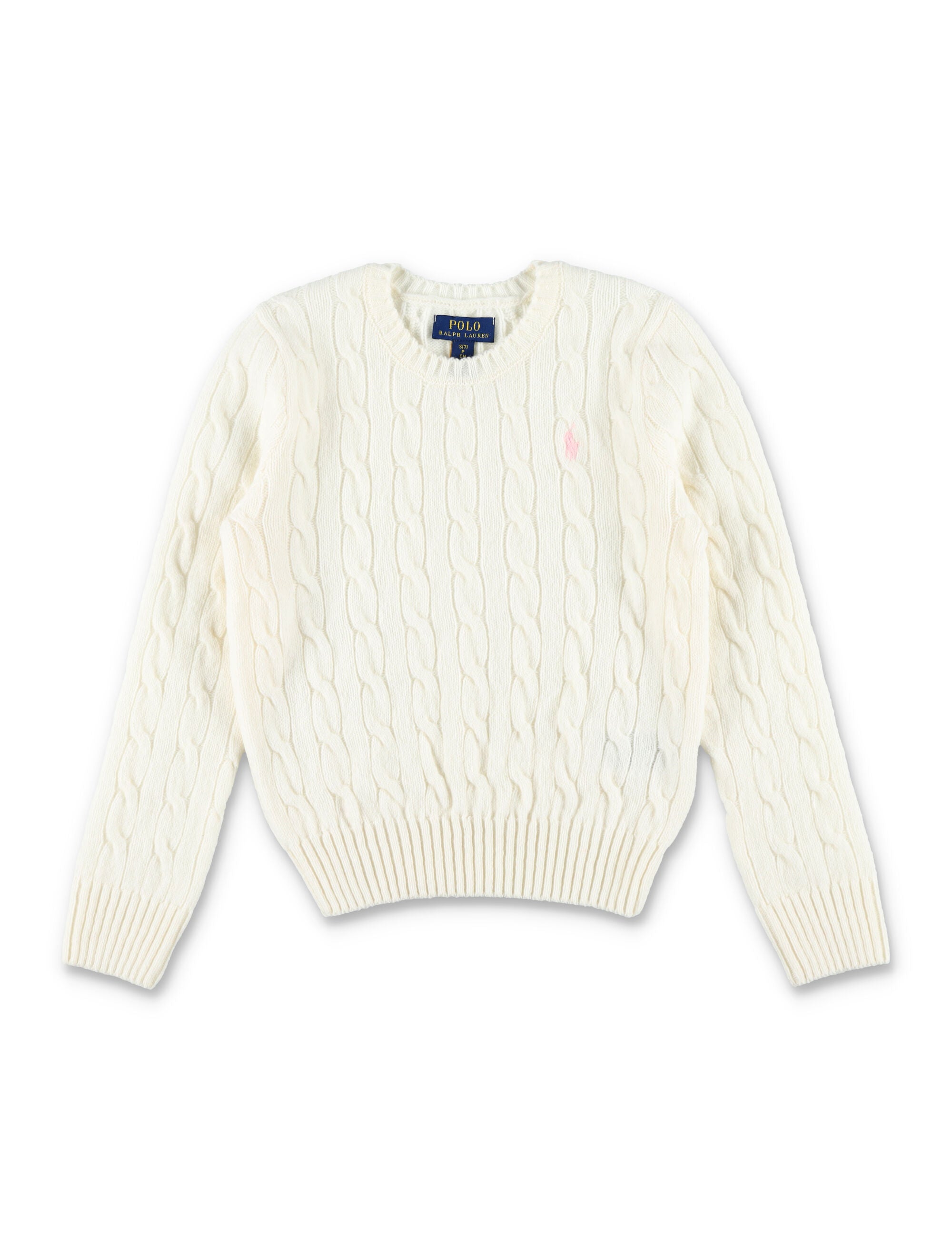 Kid - Cable-knit sweater White Wool