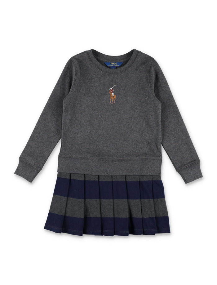 Kid - Big Pony sweatshirt dress Navy Upper