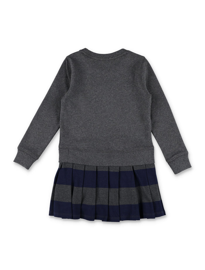 Kid - Big Pony sweatshirt dress Navy Upper