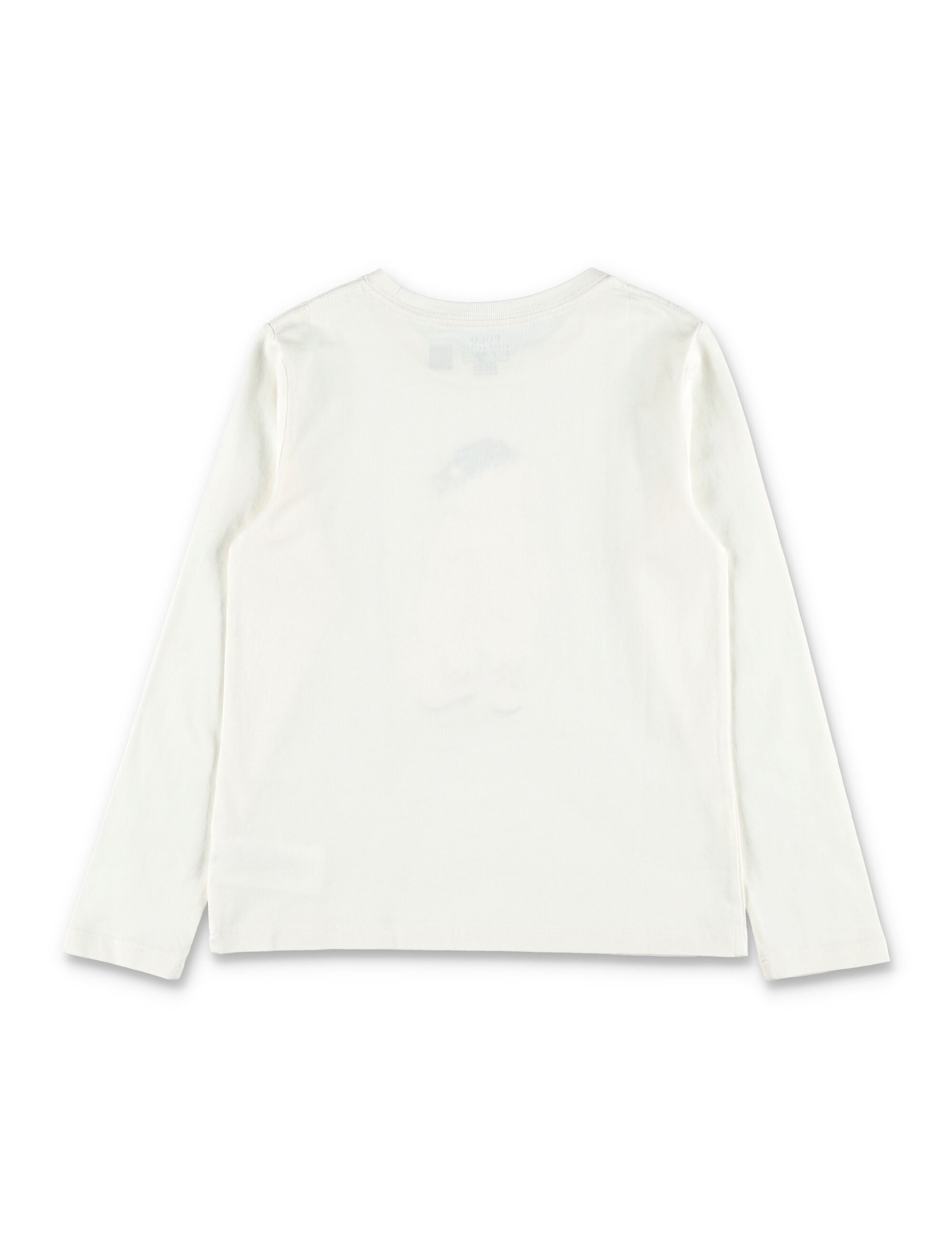 Kid - Polo Ralph Lauren Bear Long Tee White Cotton T-shirt