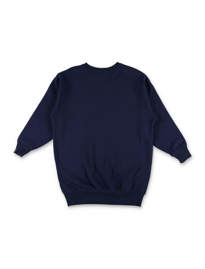 Kid - Polo Bear sweatshirt dress Navy Cotton