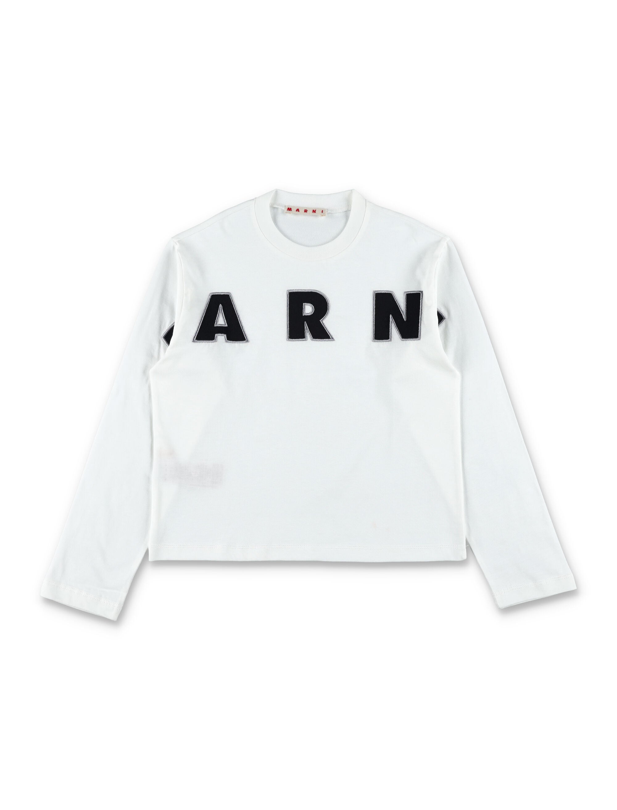 Long-sleeve T-shirt Marni Kids White Cotton Tshirt