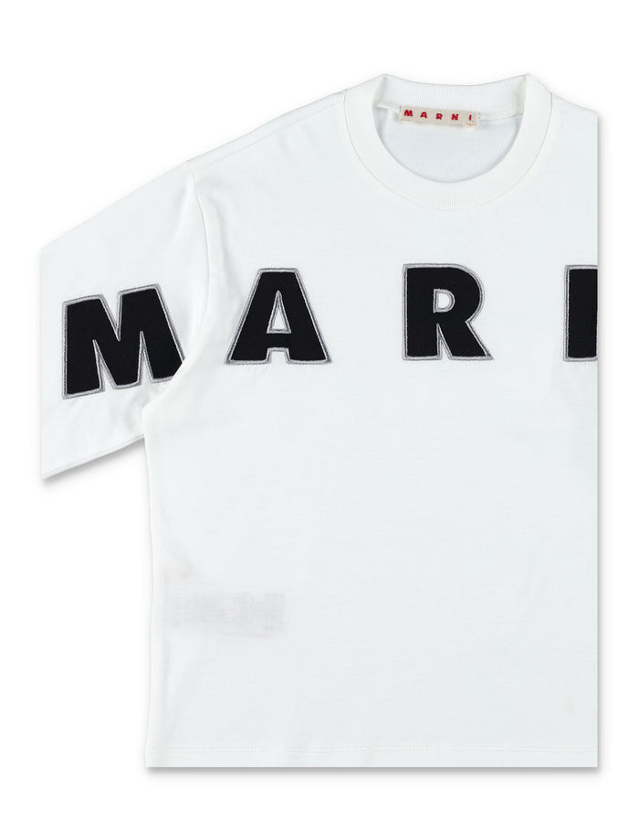 Long-sleeve T-shirt Marni Kids White Cotton Tshirt