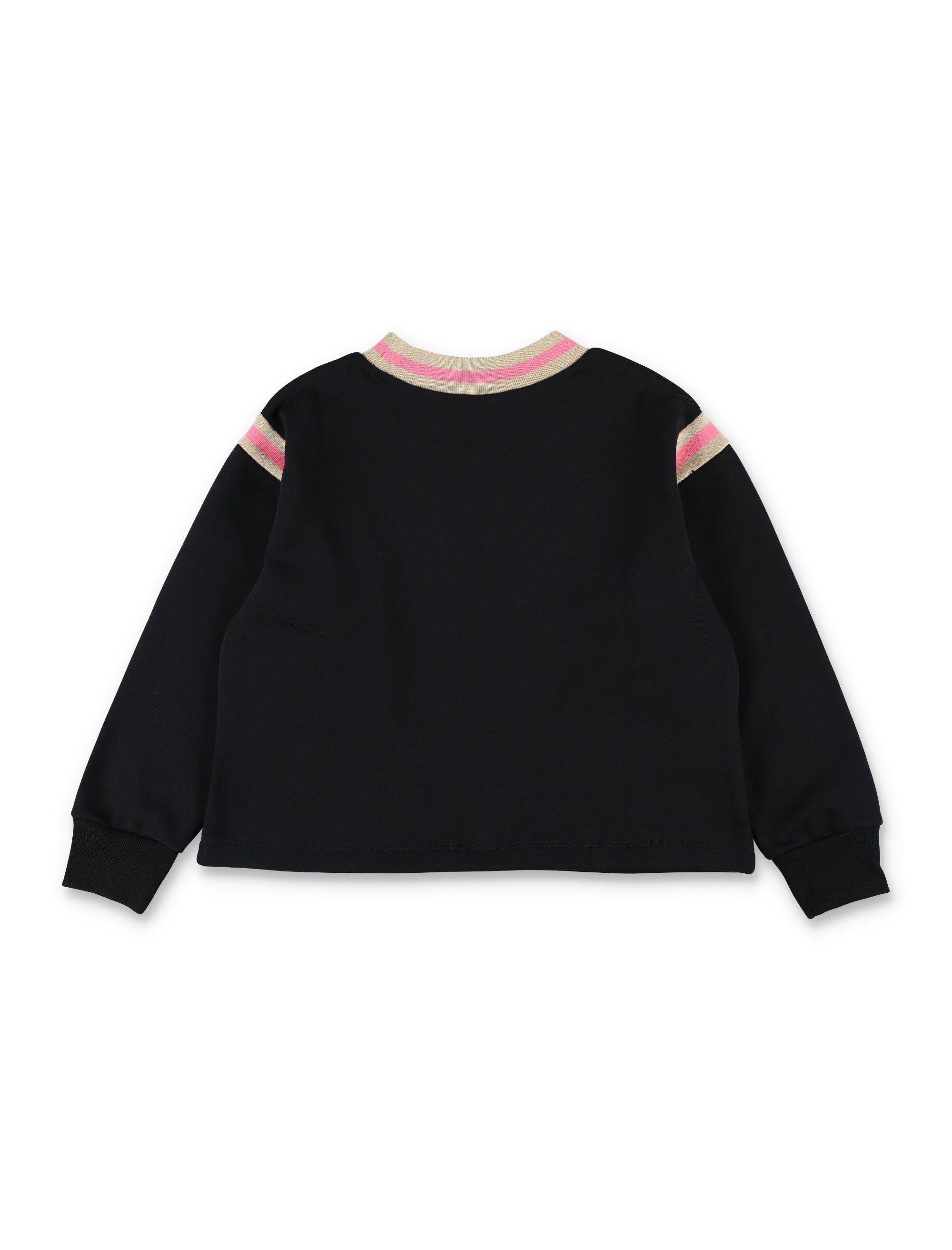 Black sweatshirt with striped details Marni Kids Cotton