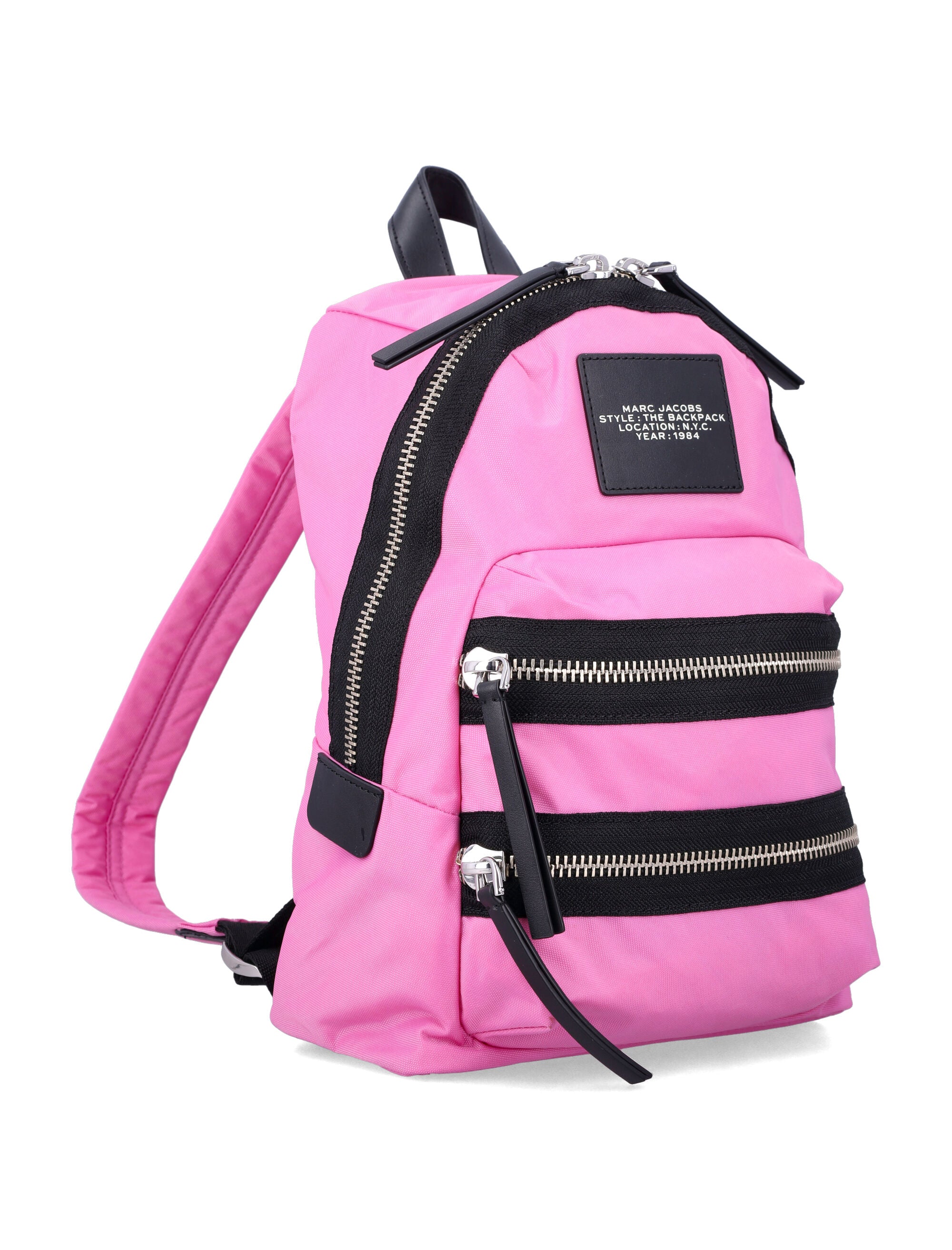 Marc Jacobs The Biker nylon medium backpack Bow Pink