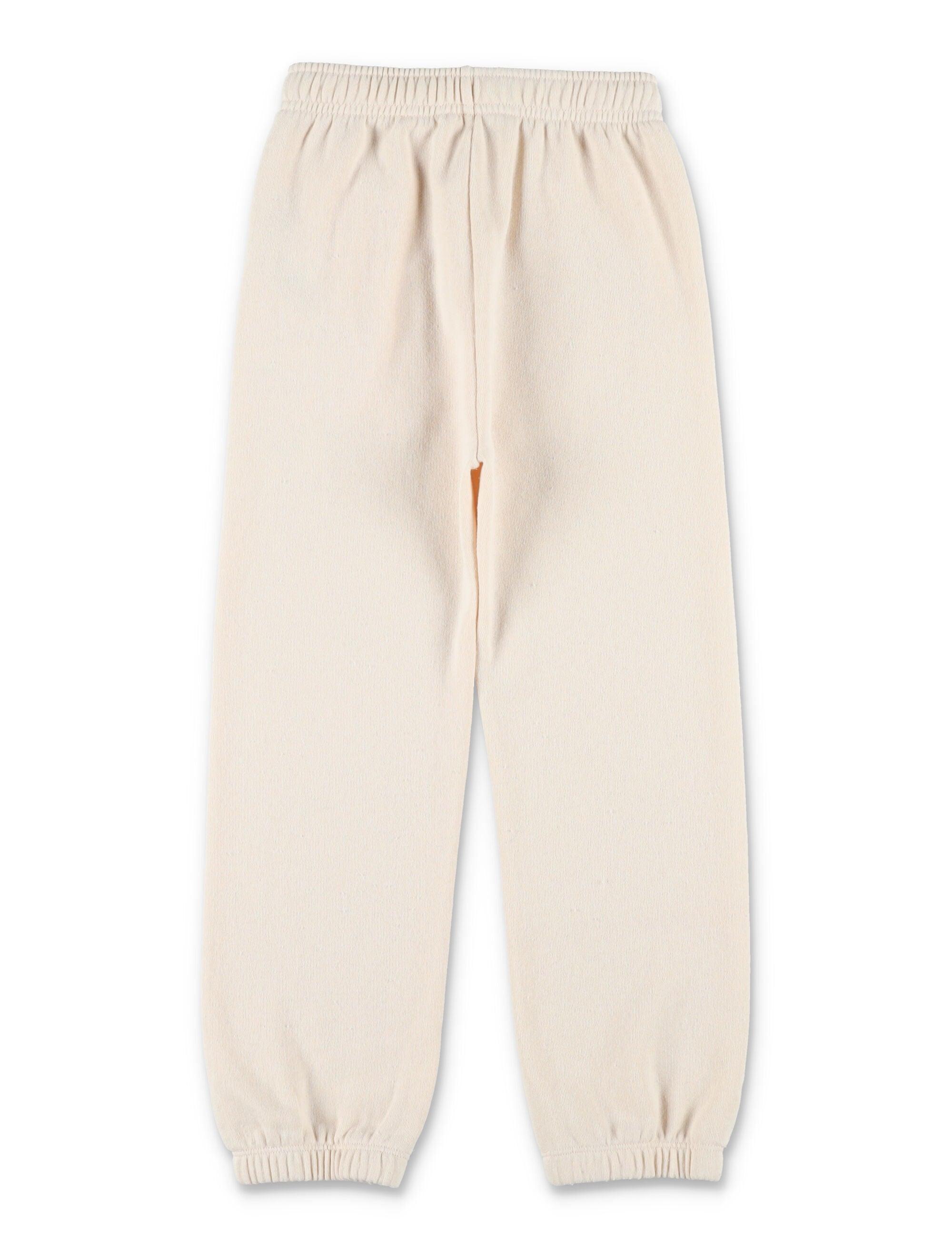 Sporty & Rich Kids cream logo jogging pants Cotton