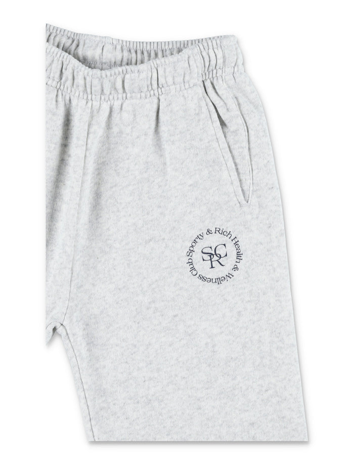 Sporty & Rich Kids grey Circle logo jogging pants Heather Gray Cotton