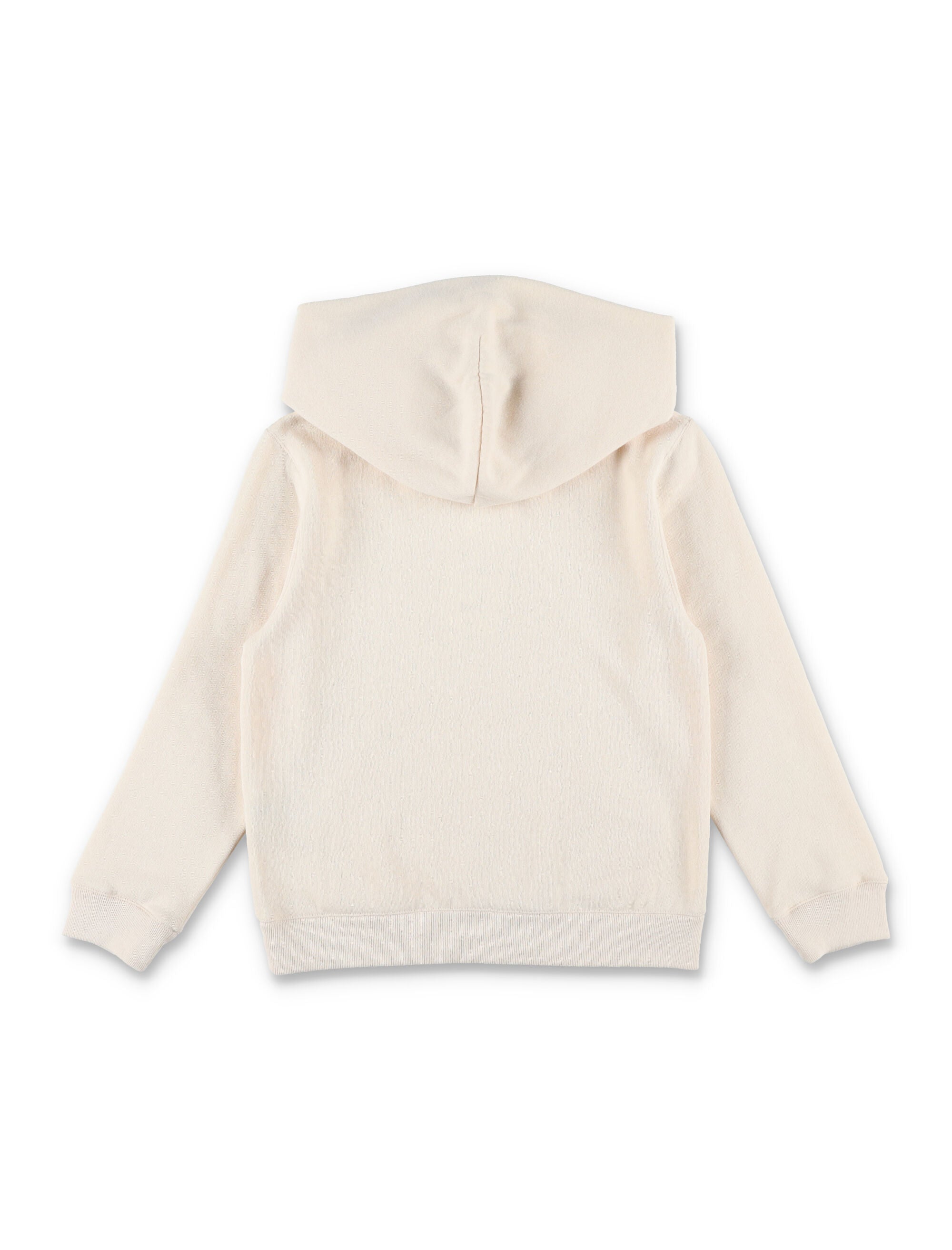 Sporty & Rich Kids cream Circle logo hoodie Cotton Sweatshirt