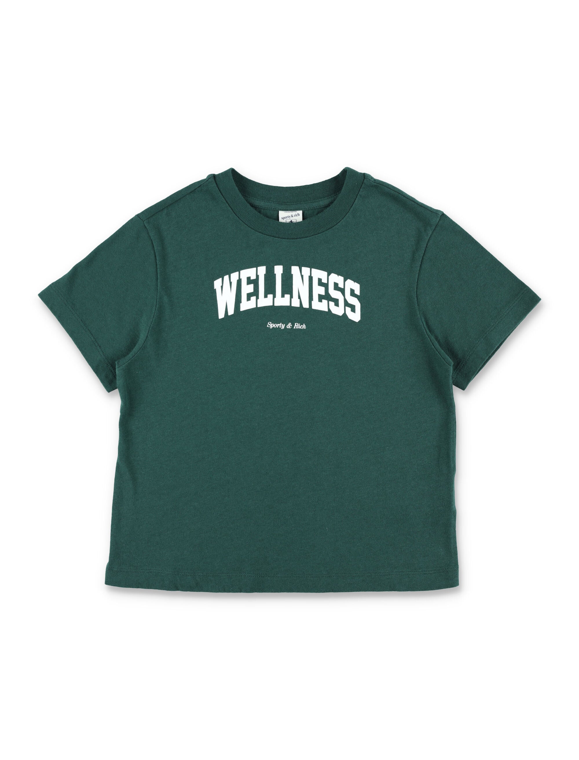 Sporty & Rich Wellness Ivy kids t-shirt Forest Cotton