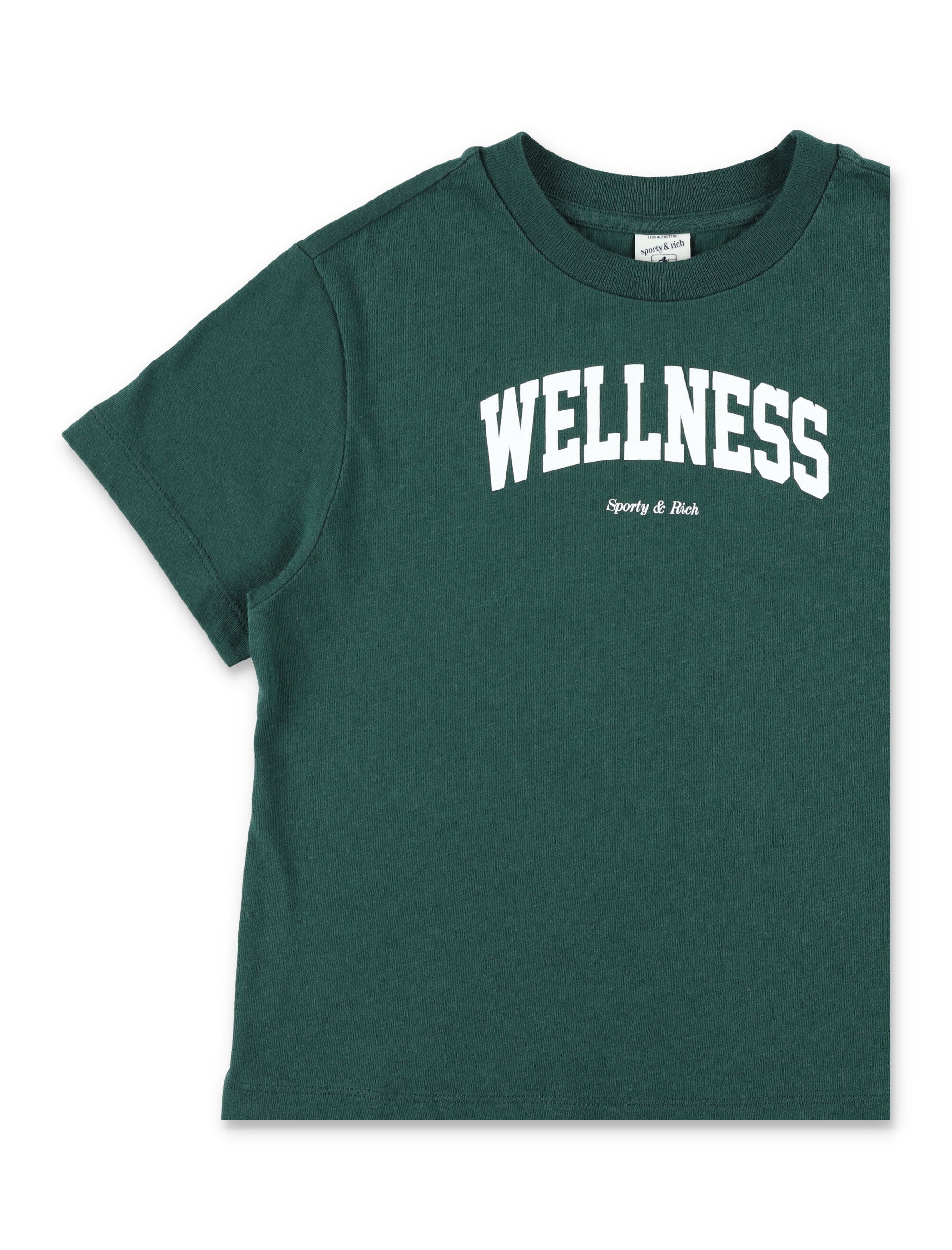Sporty & Rich Wellness Ivy kids t-shirt Forest Cotton