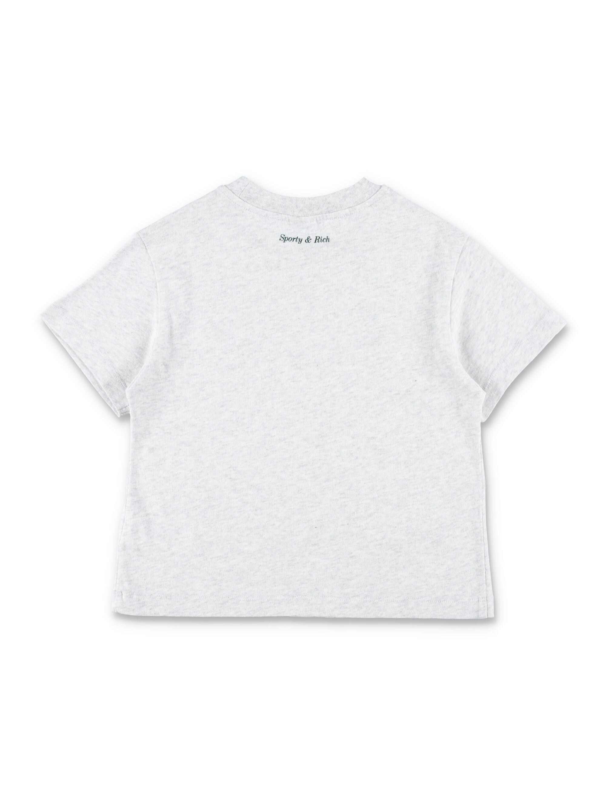 Sporty & Rich Be Nice kids t-shirt Heather Gray Cotton