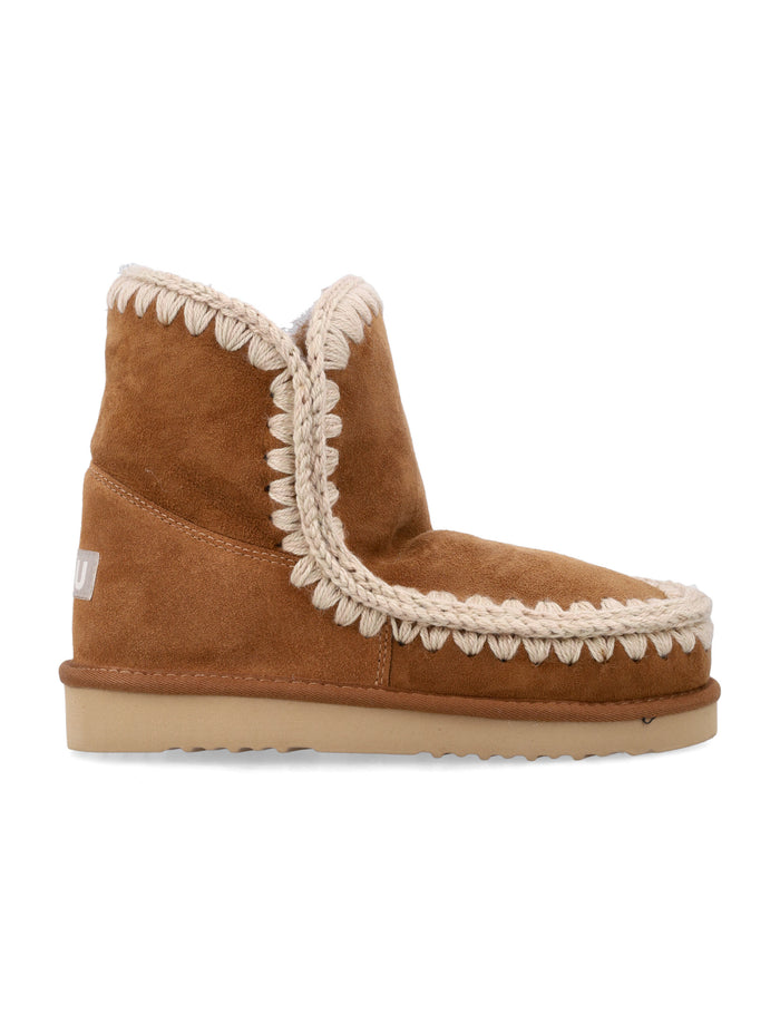 Mou Eskimo 18 sheepskin boots with crochet stitching Coganc Upper