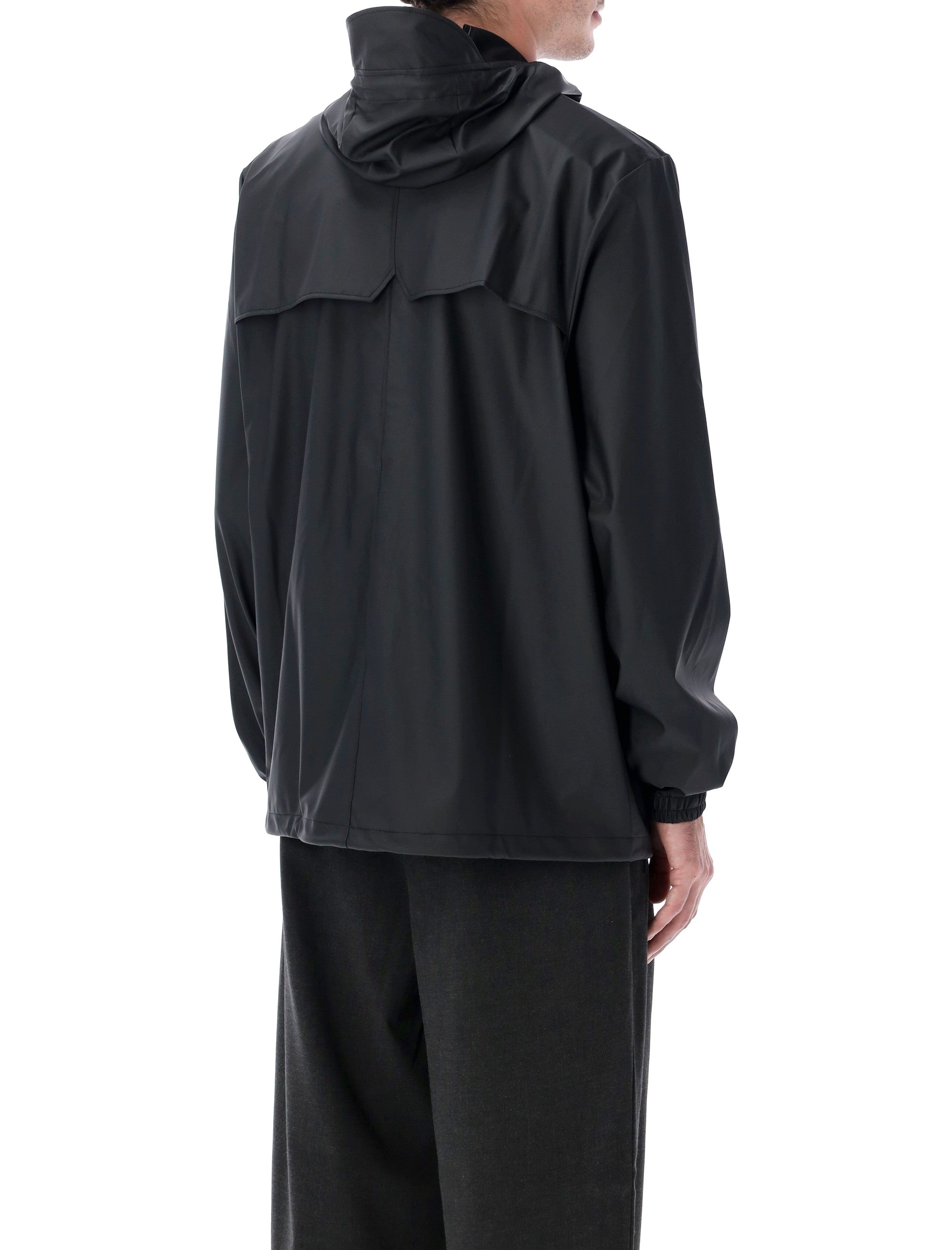 Rains Storm breaker waterproof raincoat Black Polyester Coating Jacket