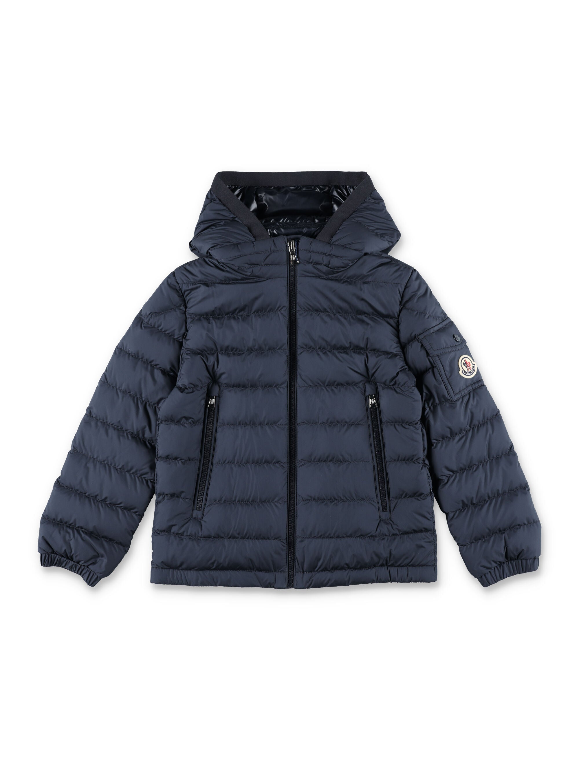 Kid - Galion hooded down jacket Navy Polyester Lining