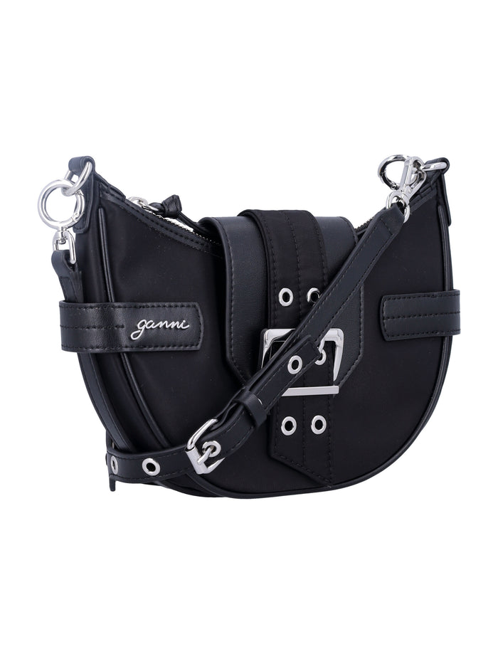 Bucky nylon small bag Black Recycled Shoulder