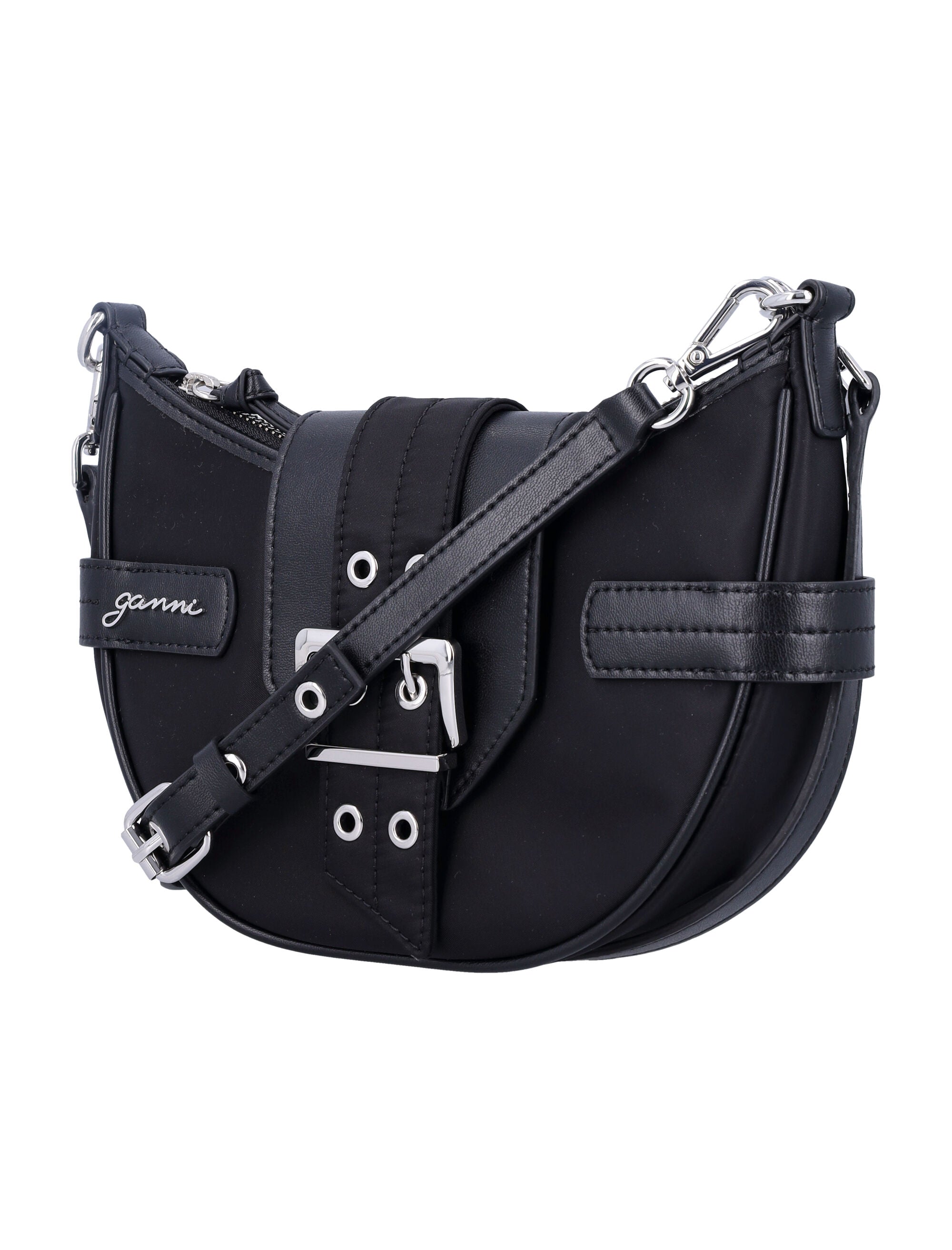 Bucky nylon small bag Black Recycled Shoulder