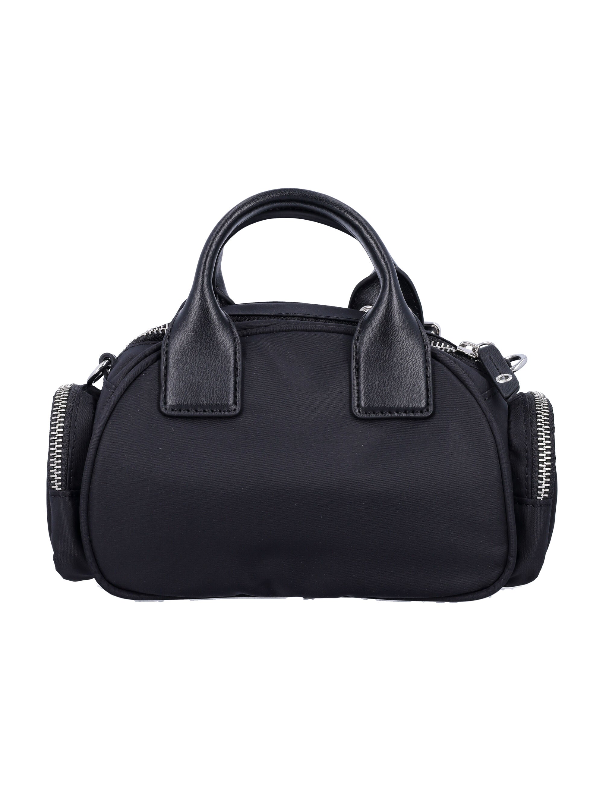 Mini Polochon bag Black Recycled Nylon Shoulder