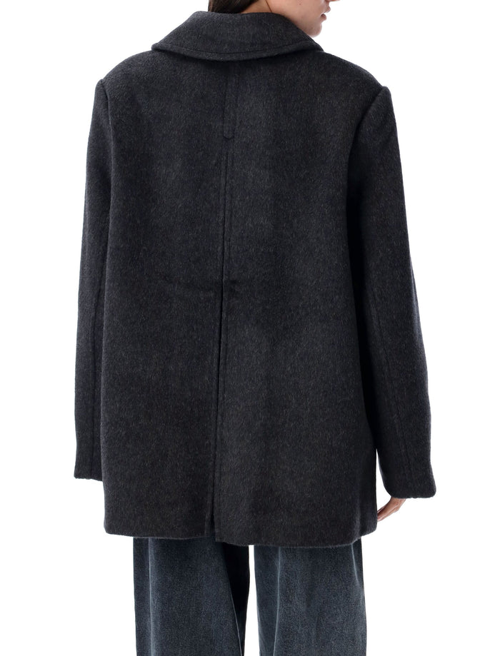 Double wool peacot Phantom Recycled Coat