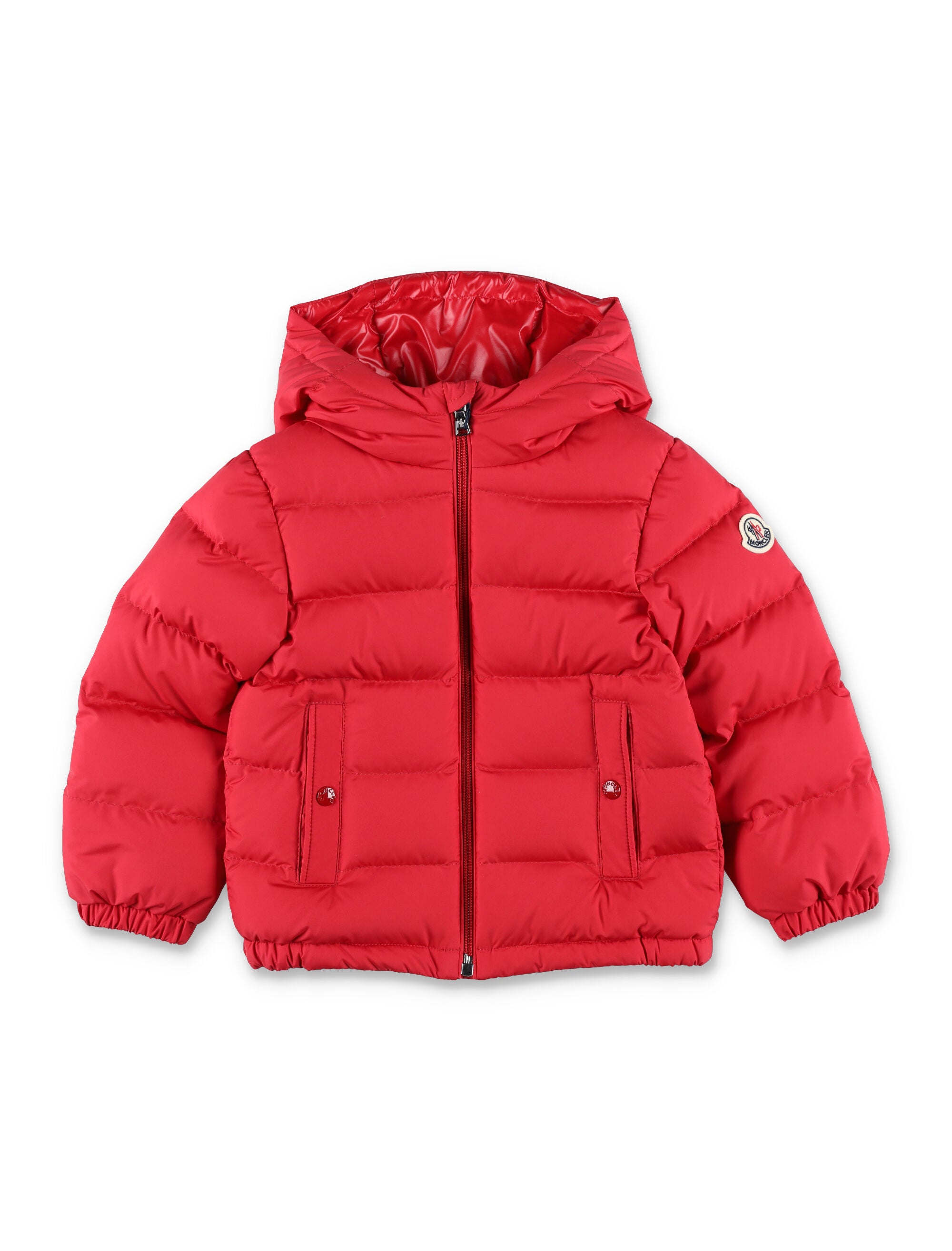 kid - Moncler Taidu Hooded Down Jacket Red Polyester Lining