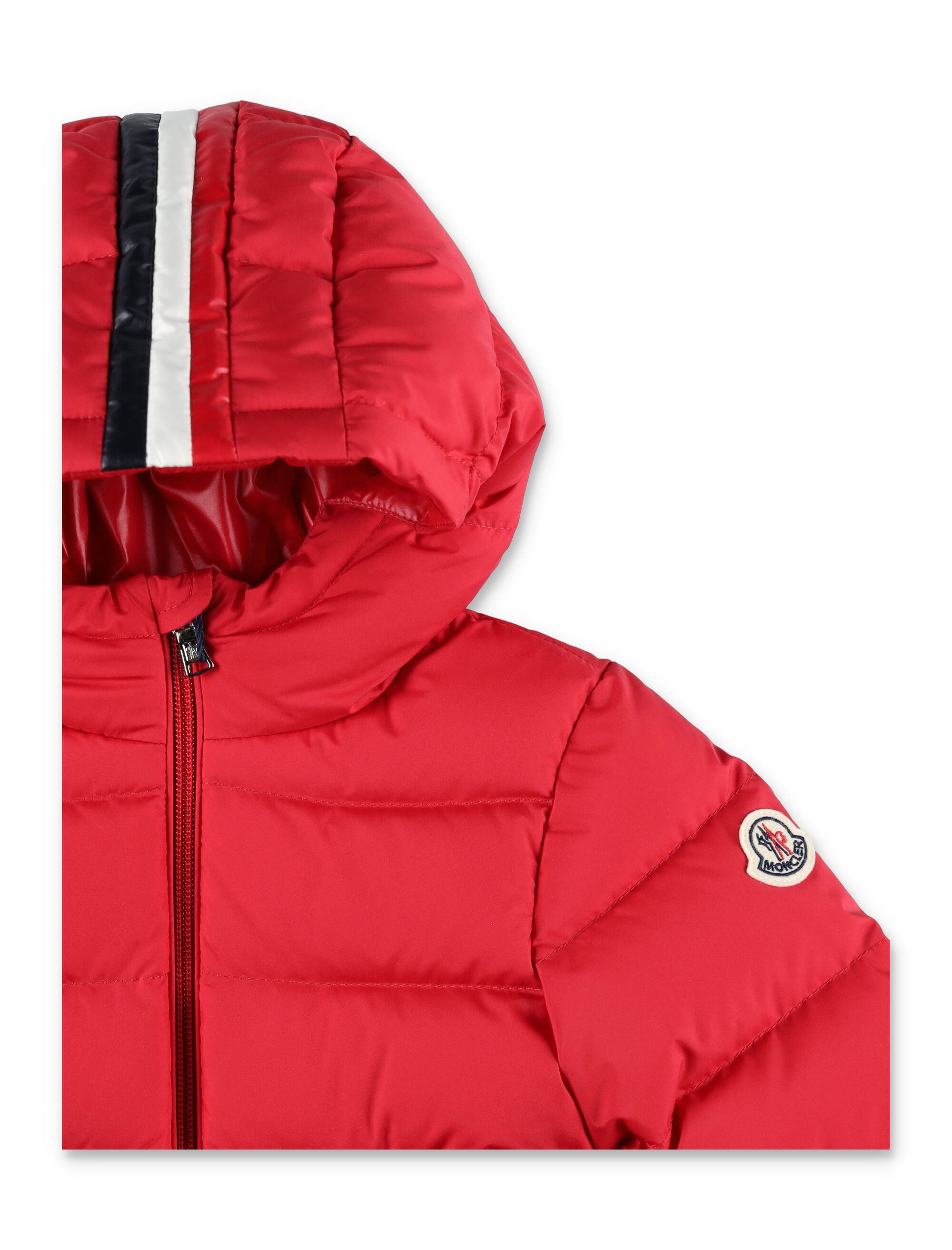 kid - Moncler Taidu Hooded Down Jacket Red Polyester Lining