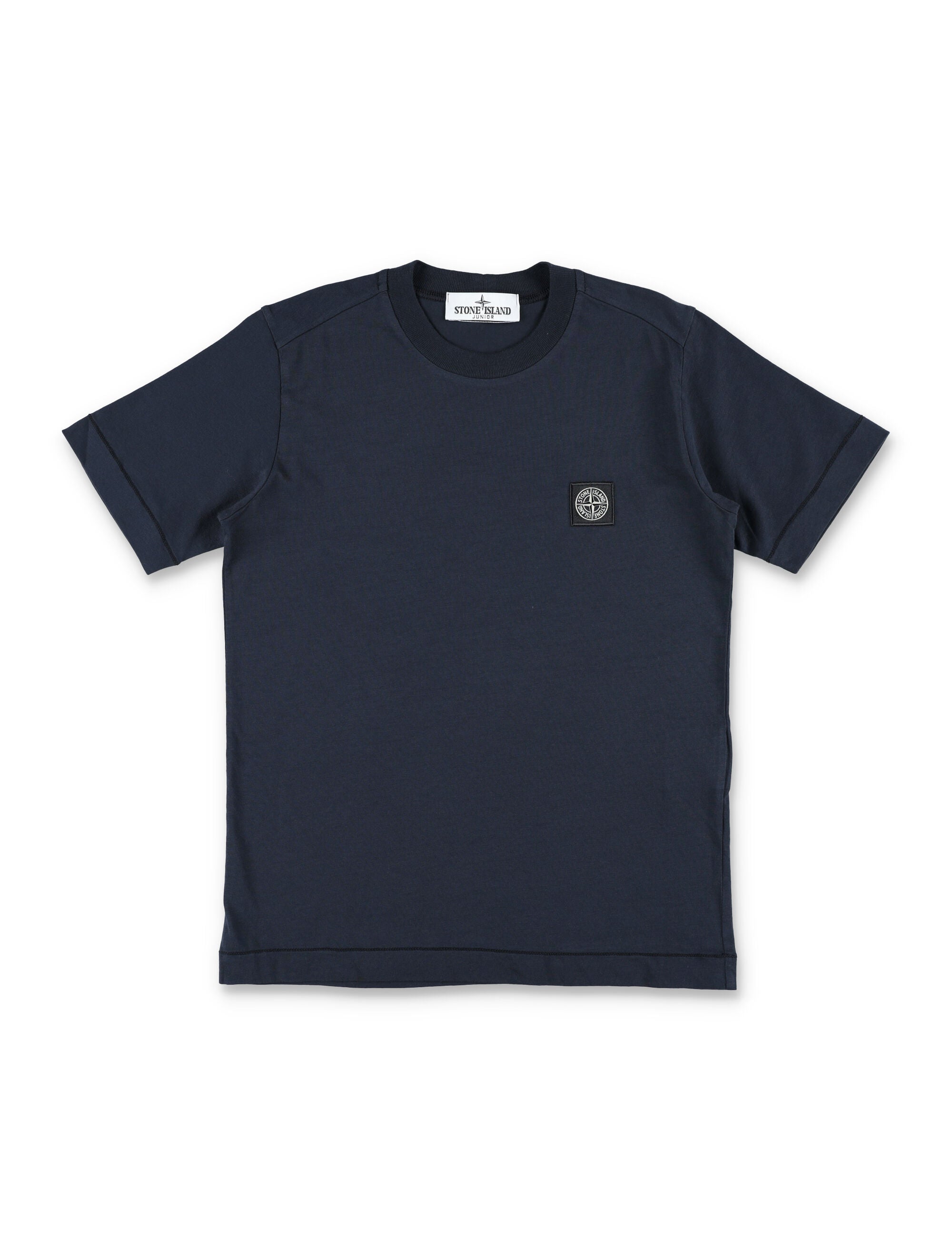 Kid - Logo patch t-shirt Navy Cotton Tshirt