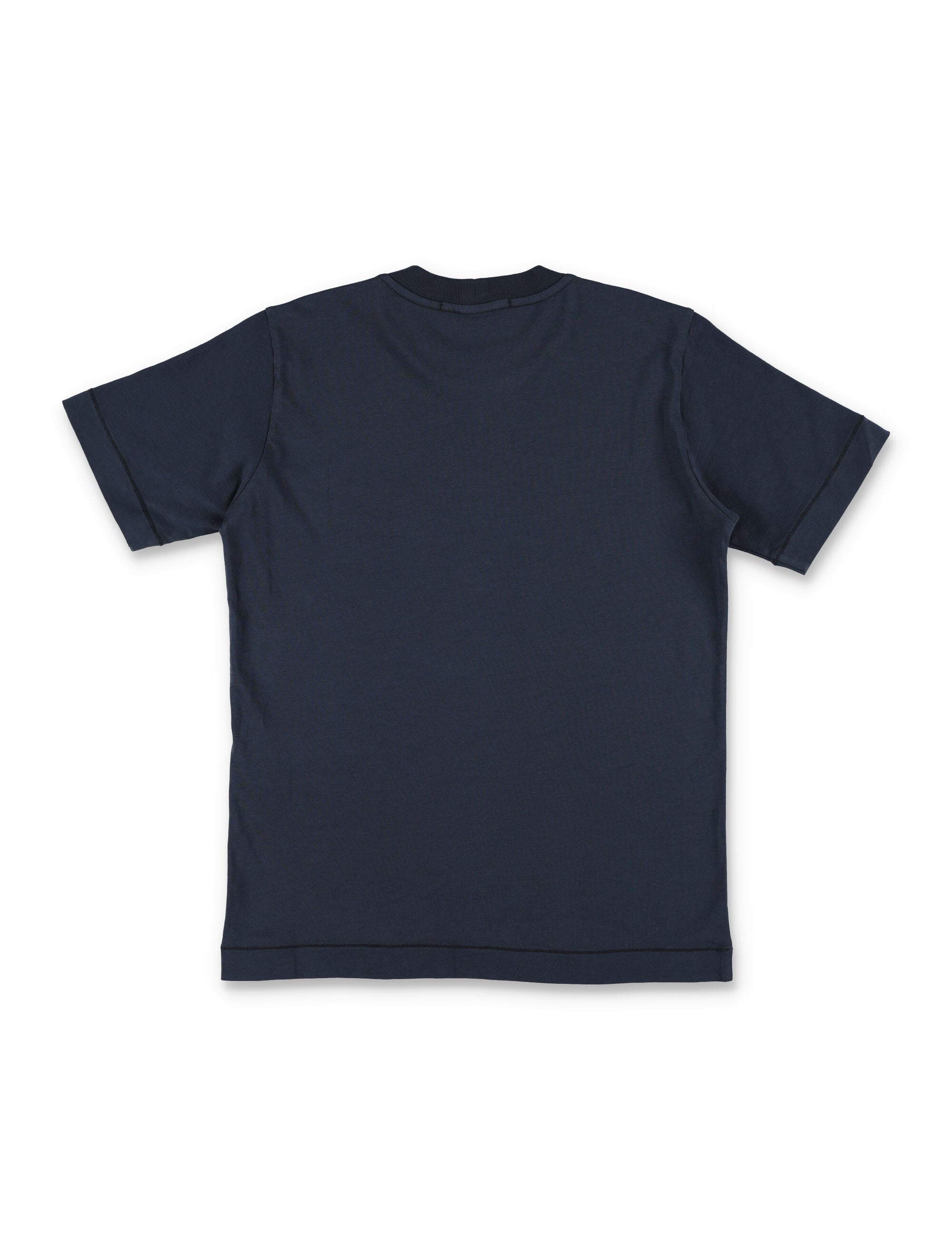 Kid - Logo patch t-shirt Navy Cotton Tshirt