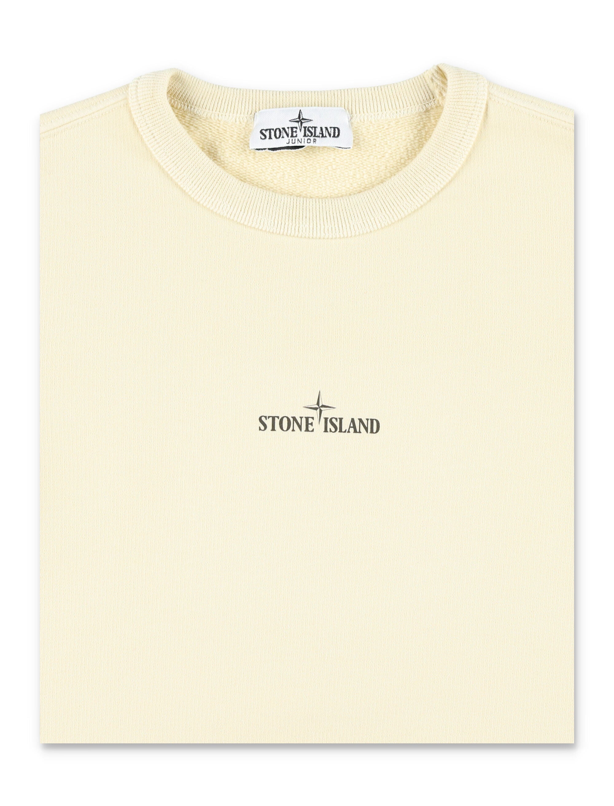 Kid - Logo print sweatshirt Ivory Cotton