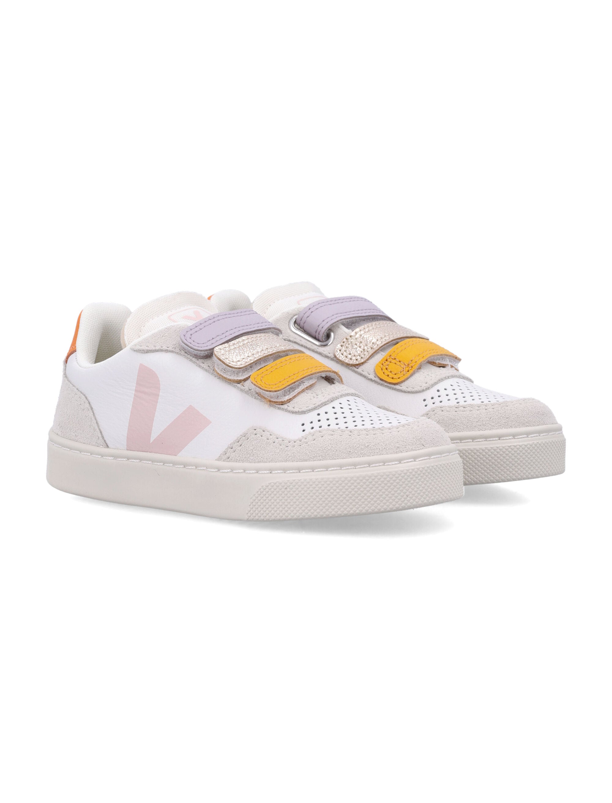 Kid - Veja V-90 Sneakers Multico Petale Multi White Rose Upper