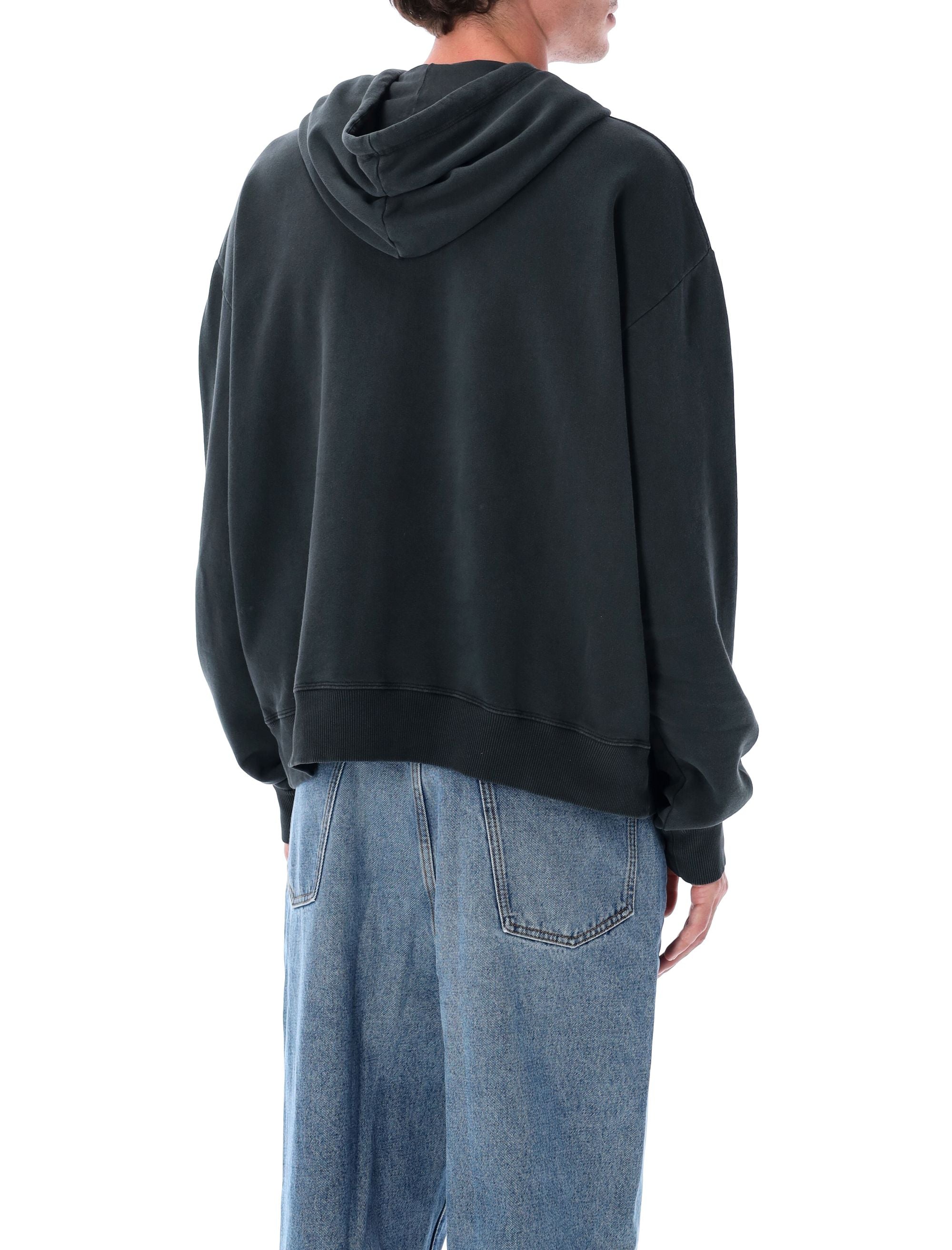 Mm6 Maison Margiela Oversized Star Hoodie Sweatshirt Black Cotton