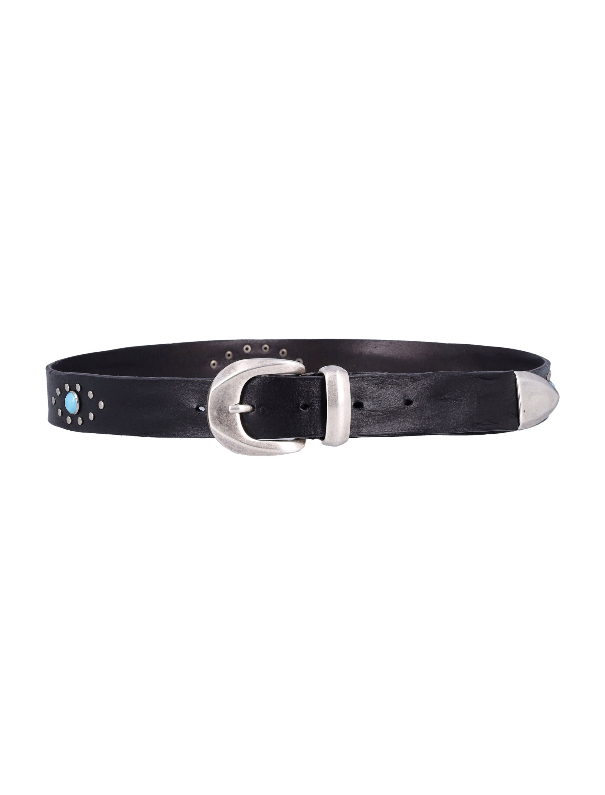 Alfred leather belt Black