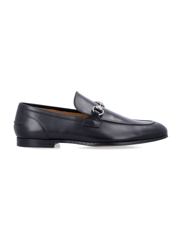 Jordaan loafer Black + Silver Calf Skin Loafers