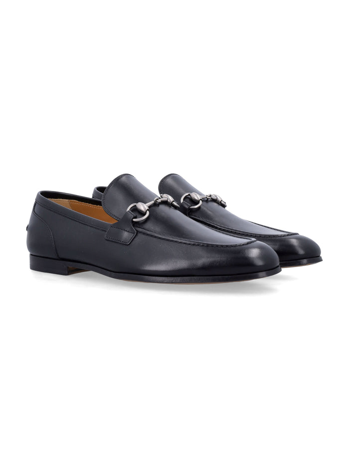 Jordaan loafer Black + Silver Calf Skin Loafers