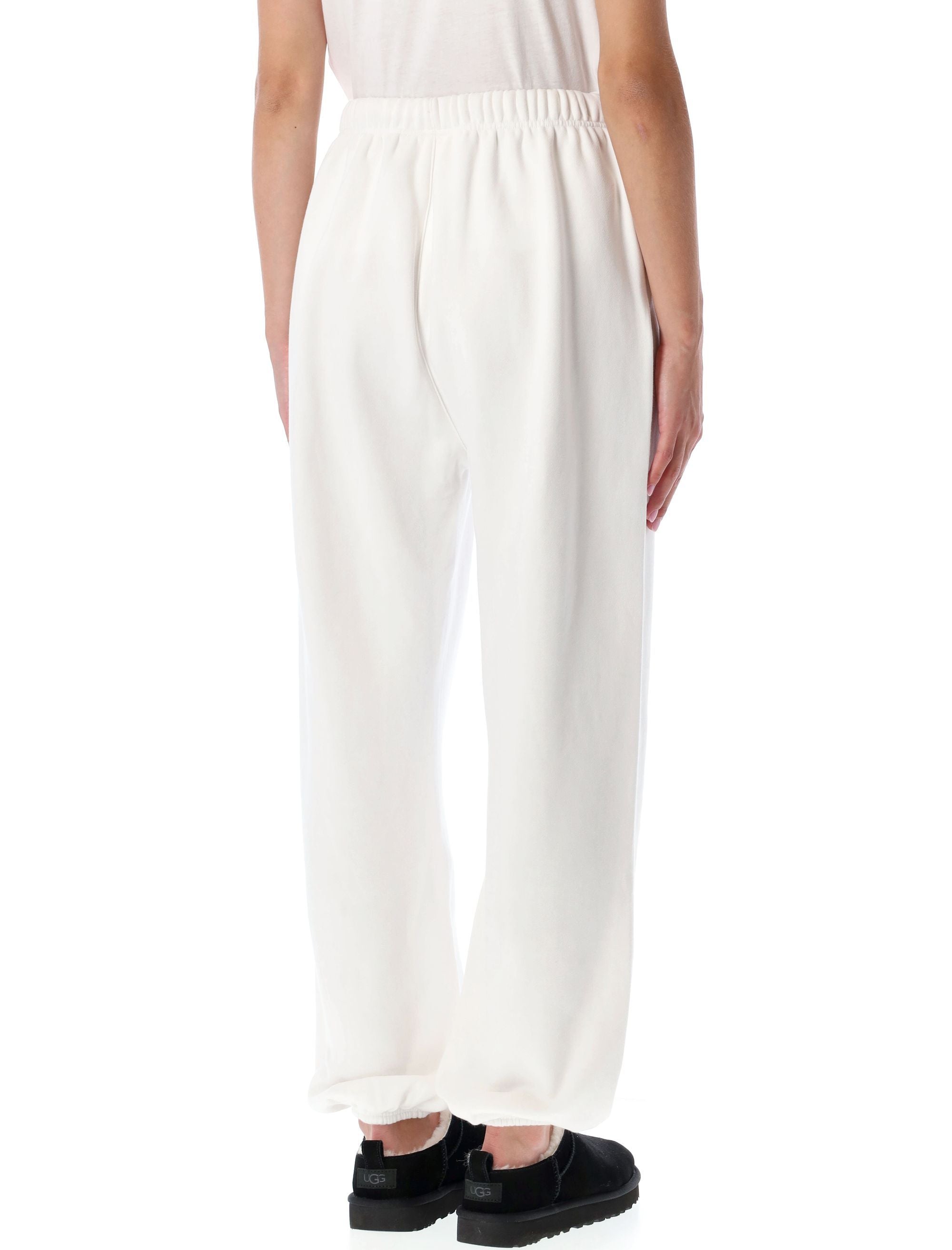 White Fear of God Essentials State Sweatpants Bright Cotton Pant