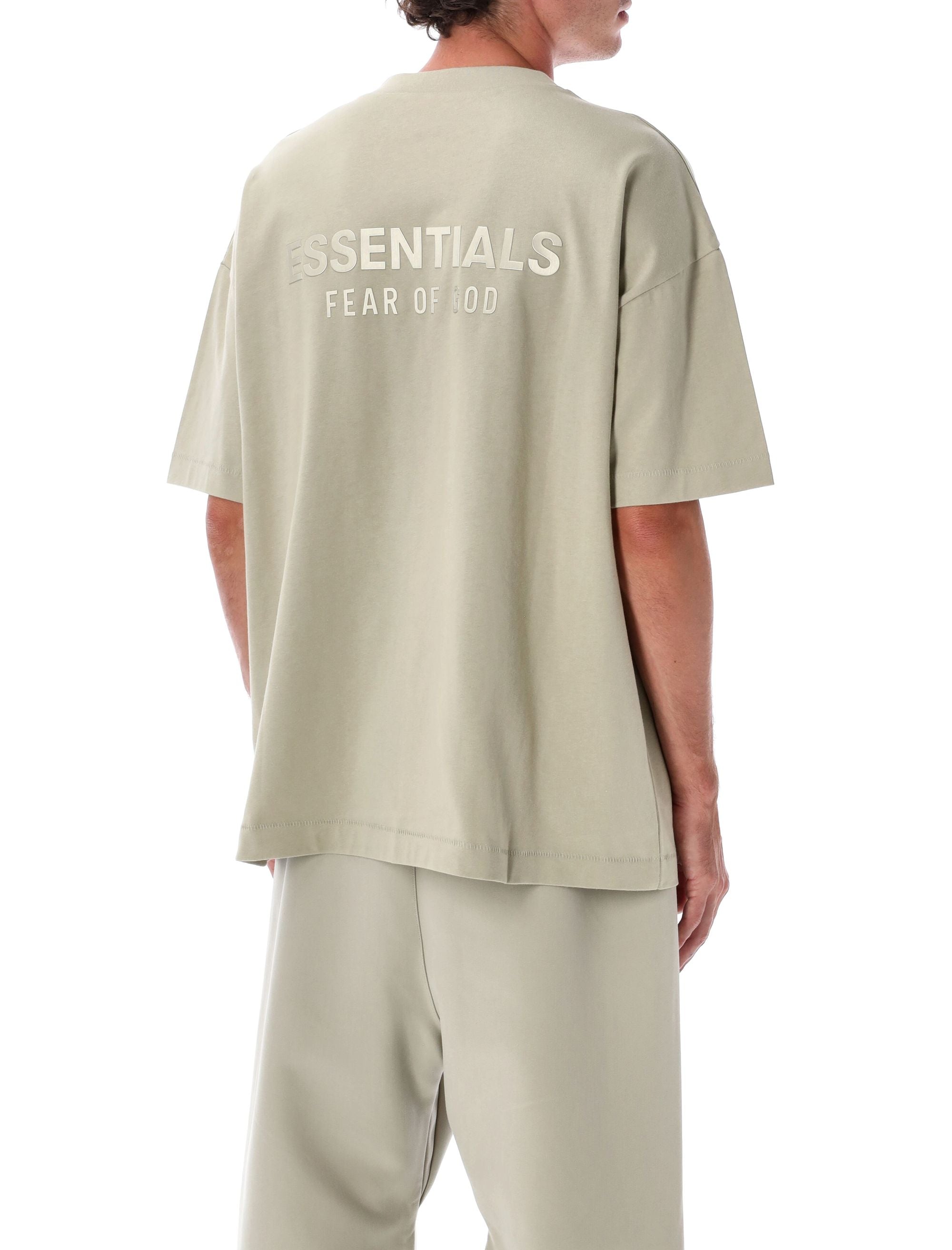 Essentials Fear Of God Classic Cotton Tee Abbey Stone T-shirt