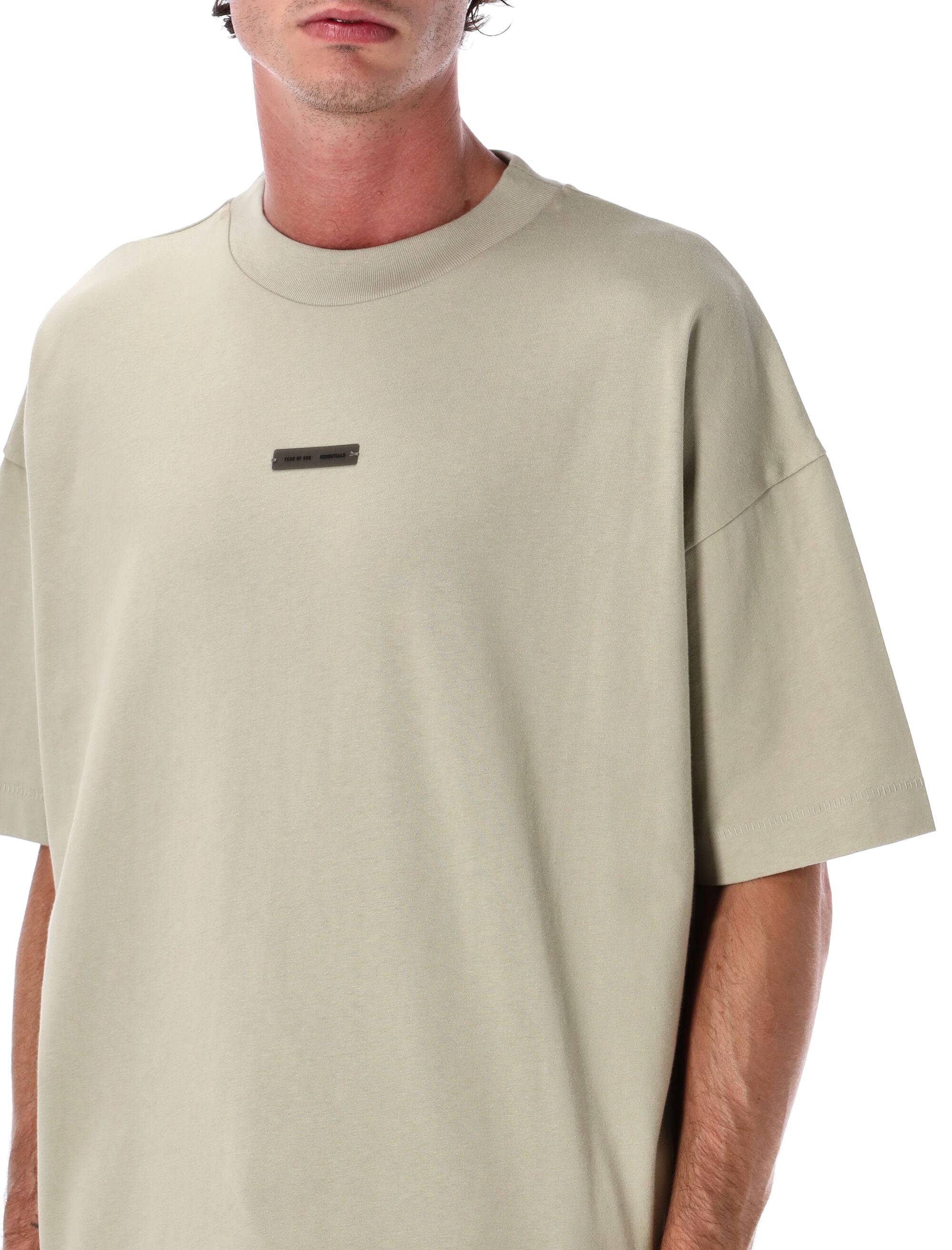 Essentials Fear Of God Classic Cotton Tee Abbey Stone T-shirt