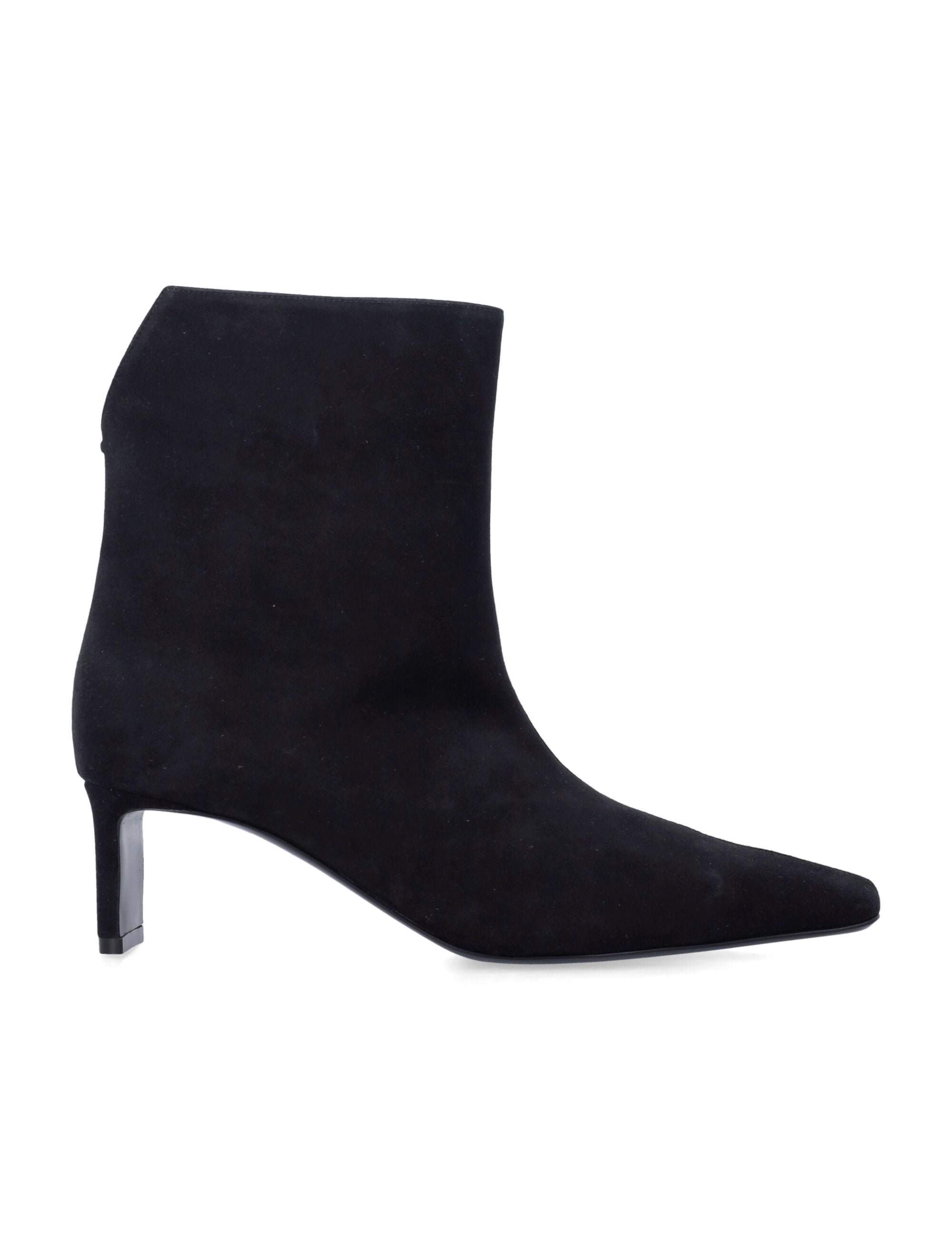 Khaite Ona suede ankle boots Black Upper