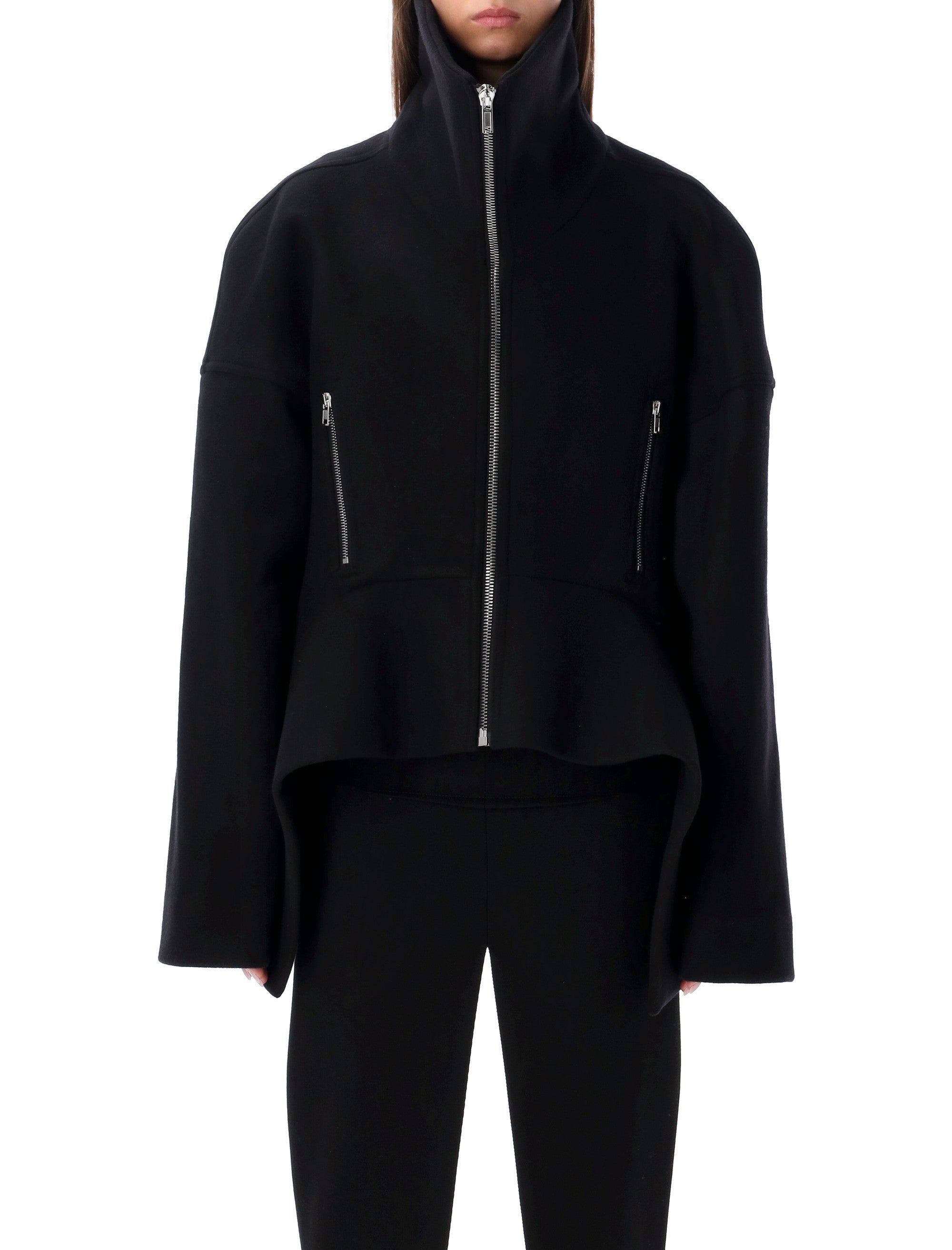 Rick Owens black wool Draculimo structured jacket New
