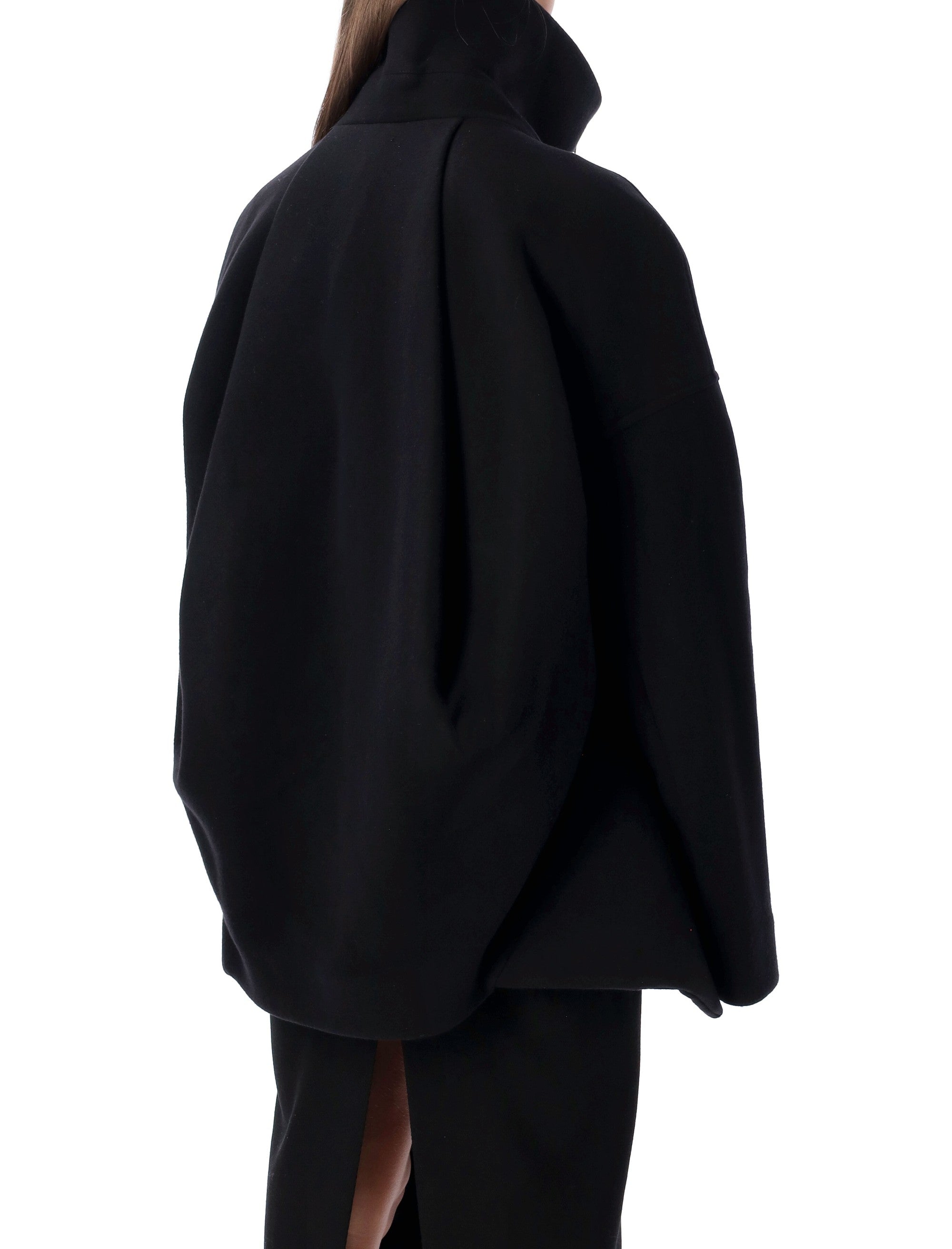 Rick Owens black wool Draculimo structured jacket New