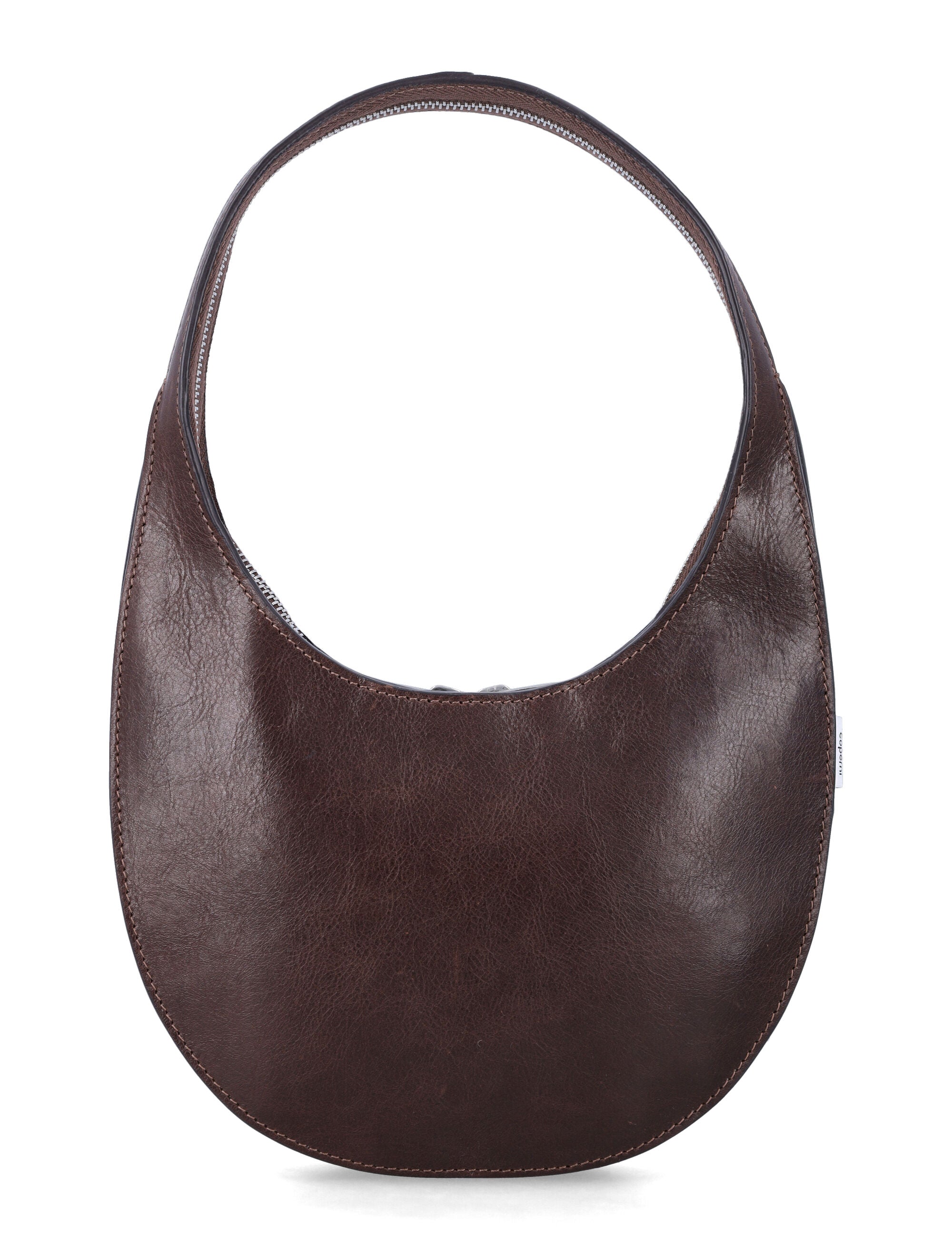 Coperni Small Swipe Leather Bag Brown Cow Lining Shoulder