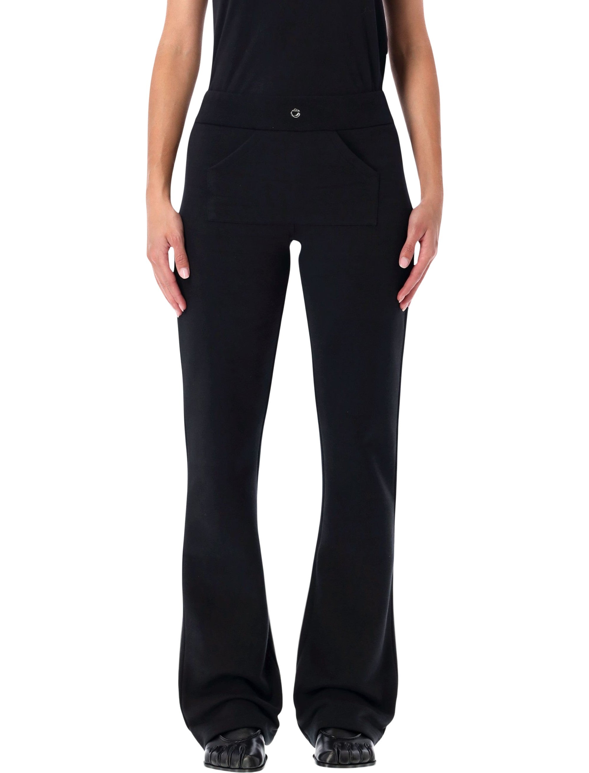 Coperni low-waist organic cotton jogging pants Black Sweatpants