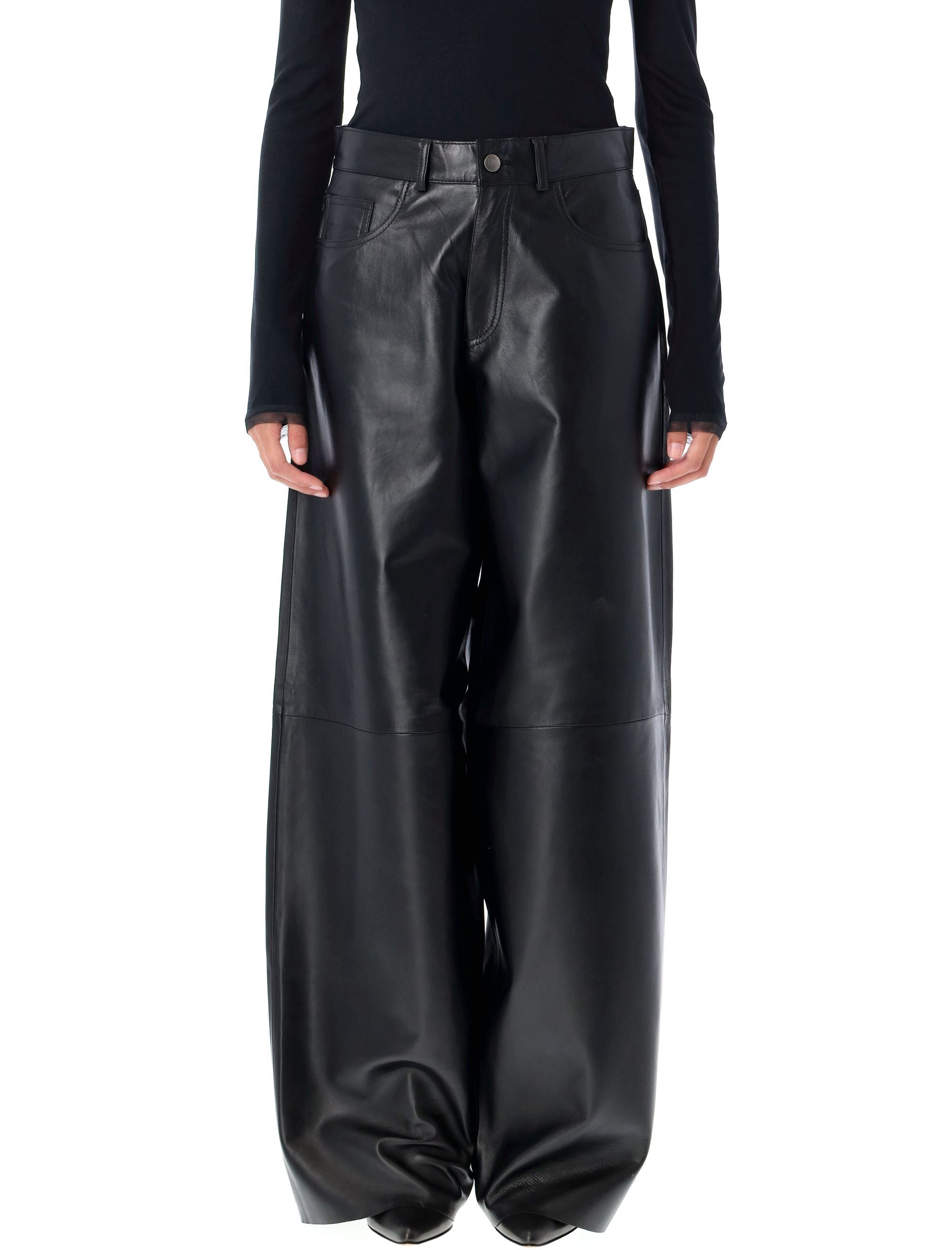 Bethany leather pants Black